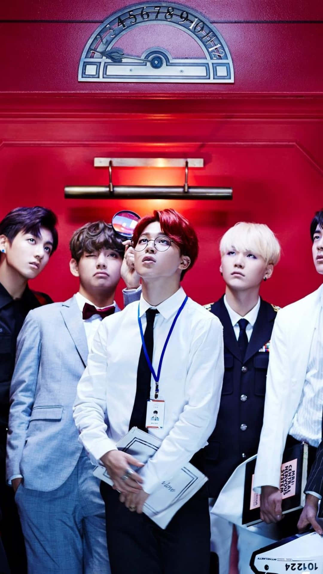 BTS Sa Elevator iPhone Wallpaper