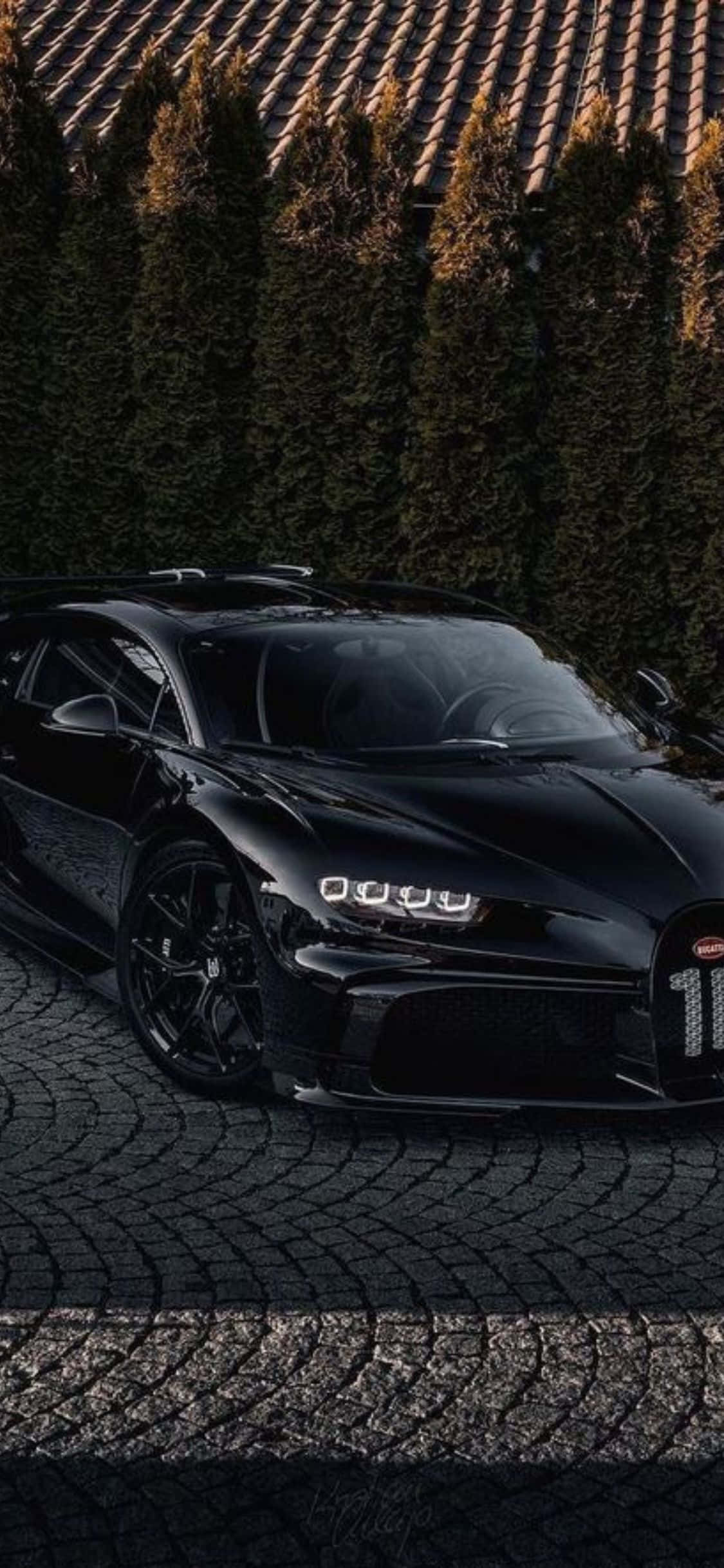 Bugatti Veyron Ipinakita sa Bagong iPhone Xs Wallpaper