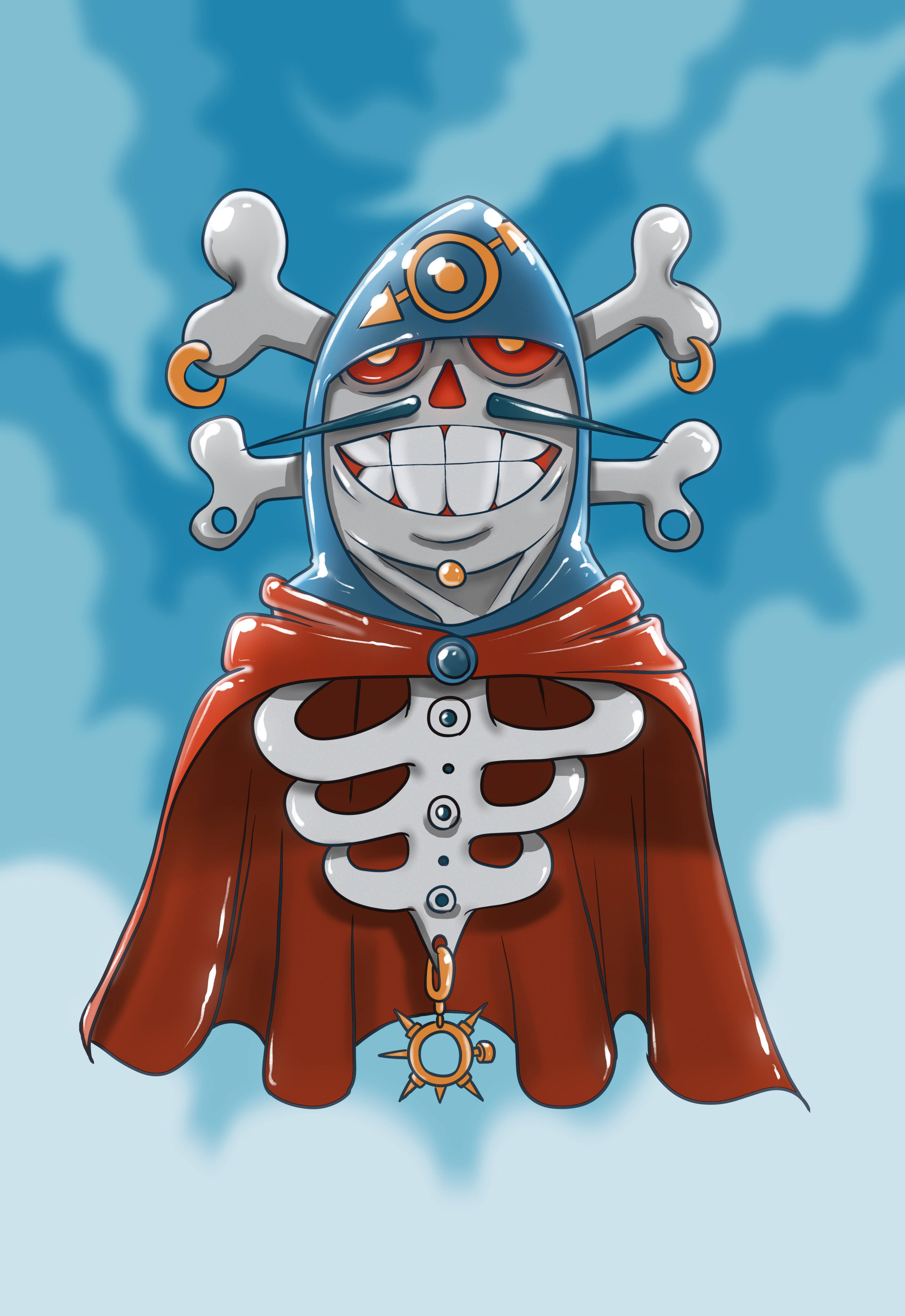 Buhay na Pirata na Skeleton na Handa nang Sumugod Wallpaper