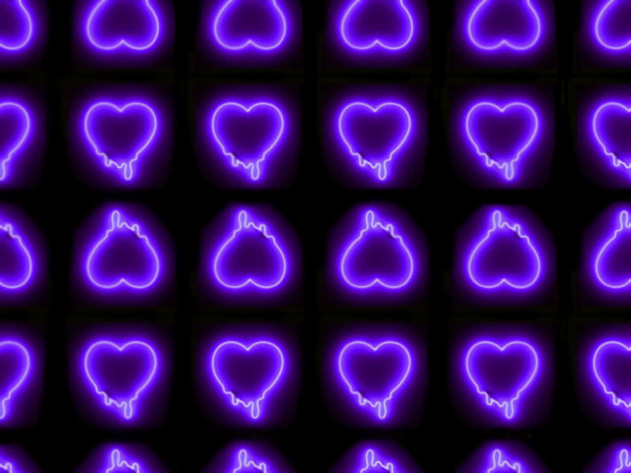 Buhayin ang iyong mga dingding gamit ang masigla at makulay na Neon Purple na wallpaper