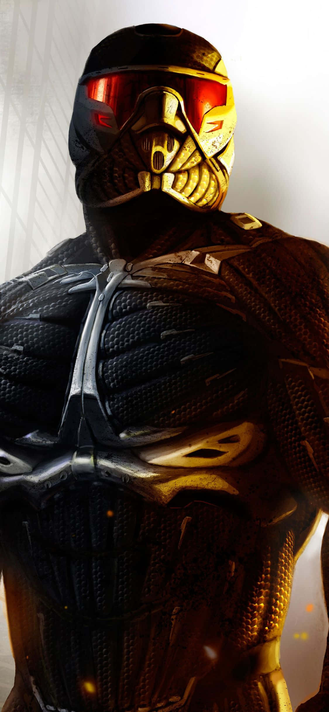 Buksan ang bagong reyalidad sa Crysis 3 sa iPhone X Wallpaper