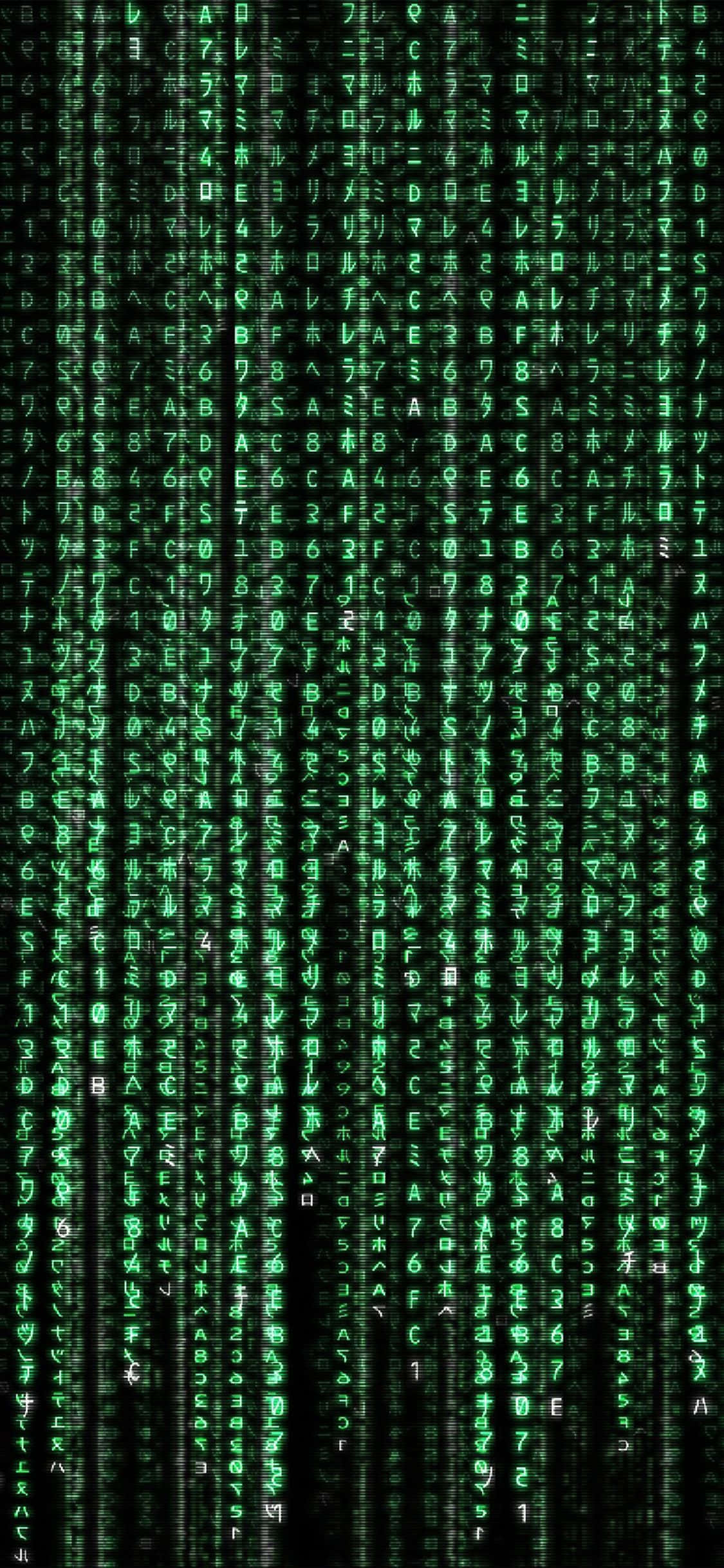Buksan ang Kapangyarihan ng Matrix iPhone Wallpaper