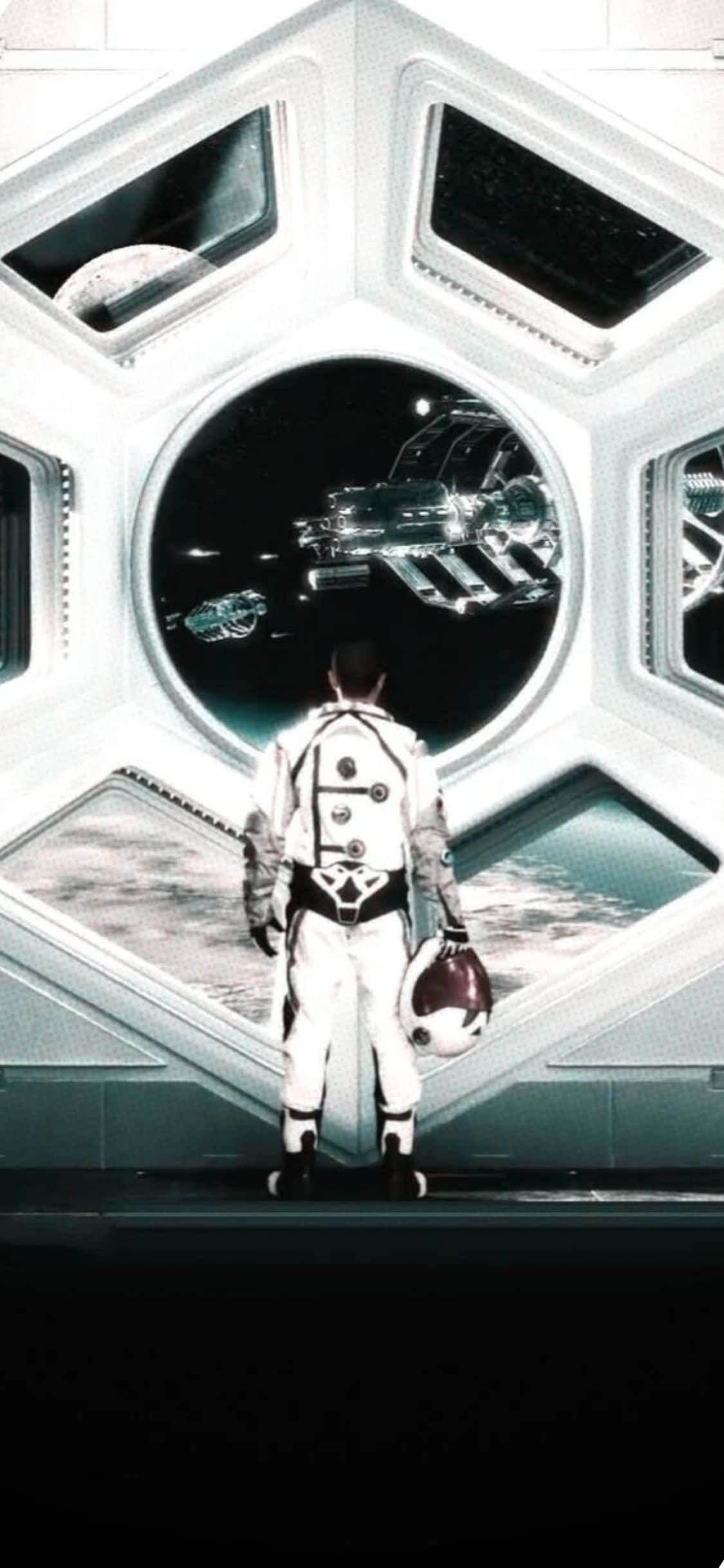 Buksan ang mundo ng mga bagong posibilidad kasama ang iPhone Xs at Civilization Beyond Earth Wallpaper