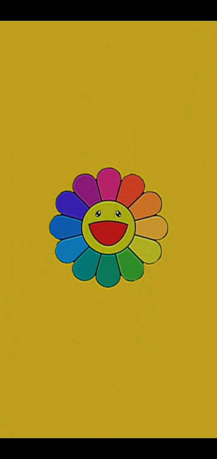 Bulaklak na Nakangiti na May Estetikang Indie Kid Wallpaper