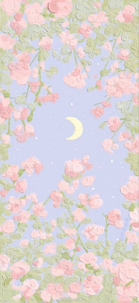 Bulaklak na Rosas Vintage Aesthetic Wallpaper