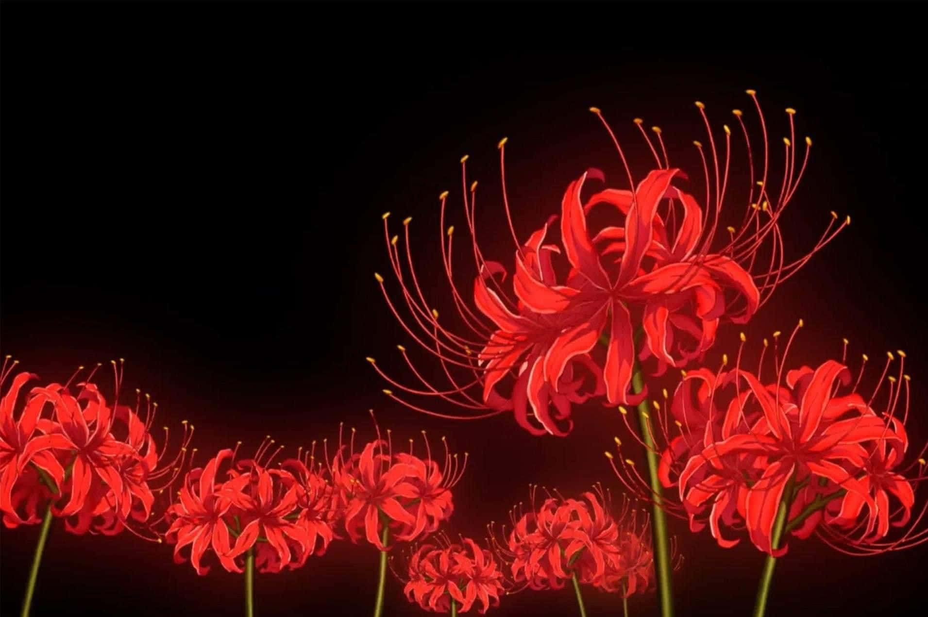 Bulaklak ng Tokyo Ghoul na Kumikinang Wallpaper