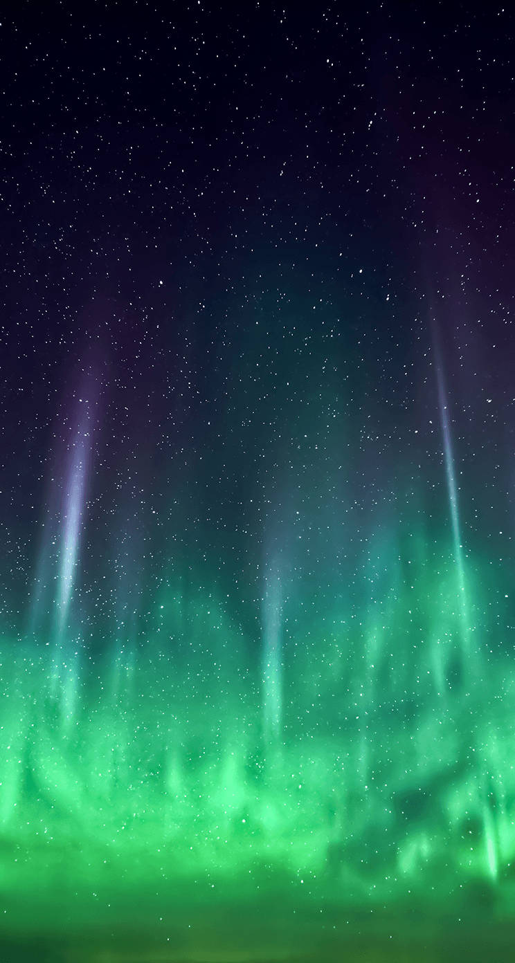 Bumabagsak na mga Bituin iOS 7 Wallpaper