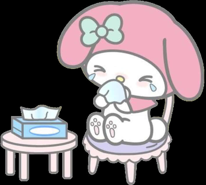 Bumahing si My Melody na Cute Wallpaper