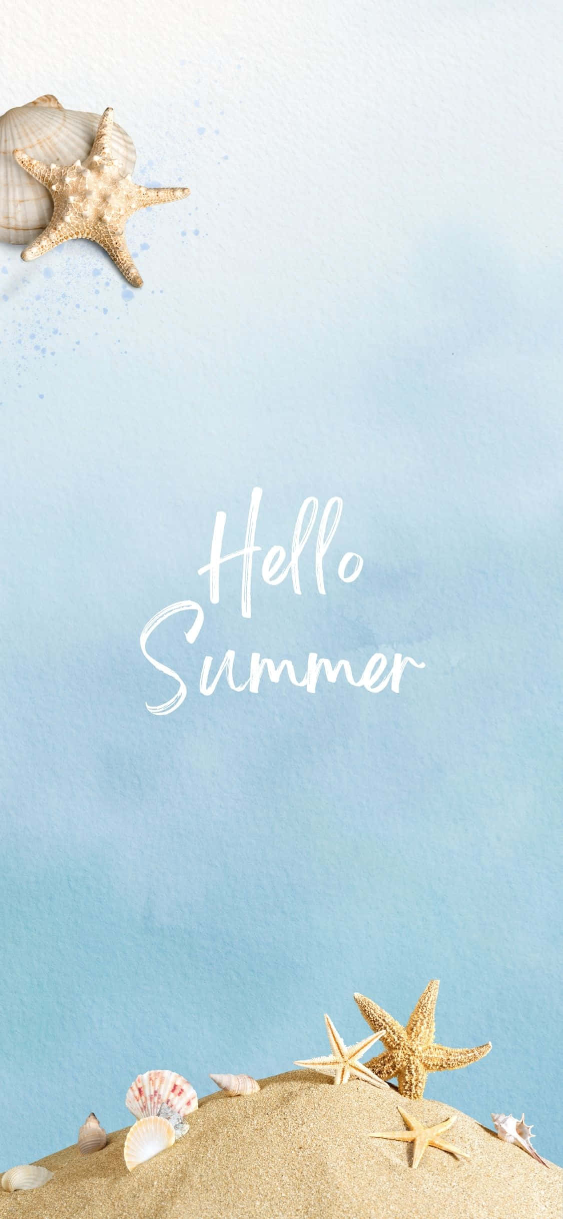 Bundok ng Buhangin iPhone X Summer Background Wallpaper