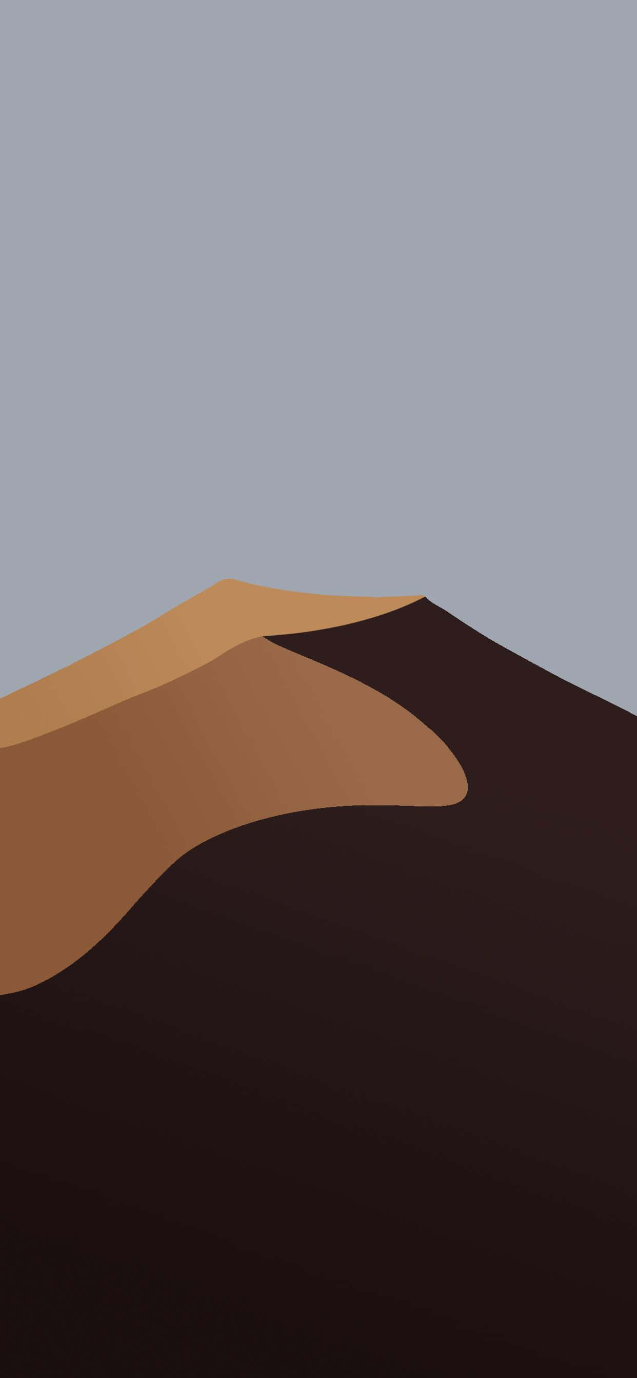Bundok ng Bura sa Disyerto iPhone Wallpaper