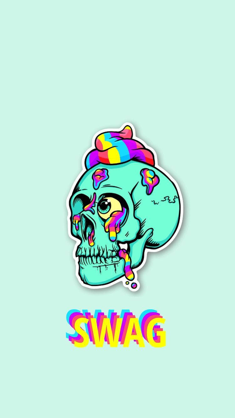 Bungo na Aqua Blue na Swag Wallpaper