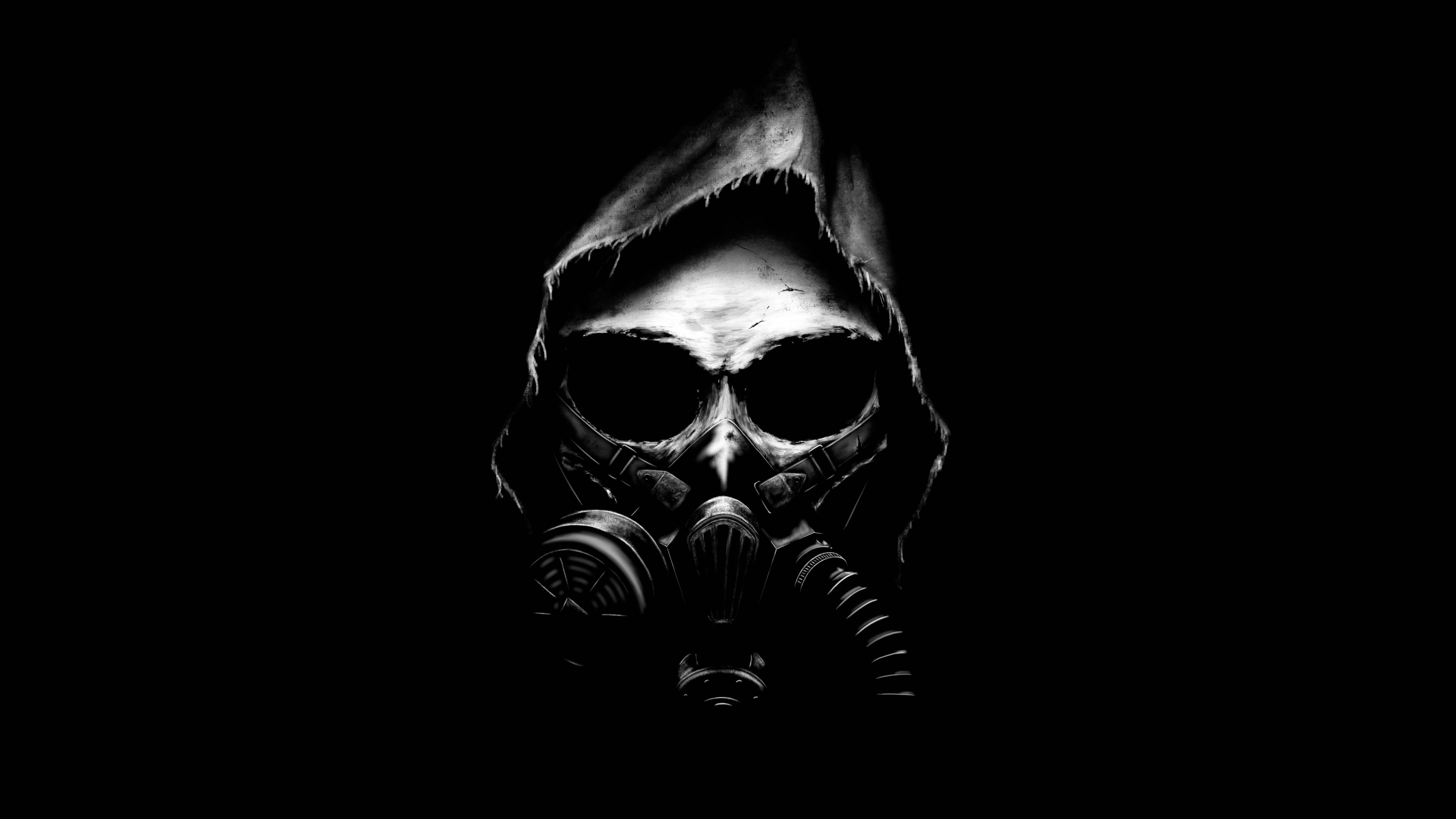 Bungo na May Respirator Madilim 4K Wallpaper