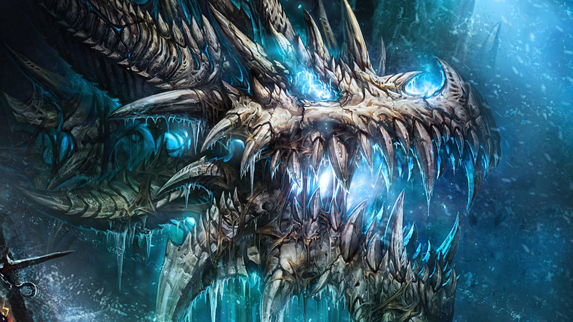 Buto ng Dragon na Hapag na may Buto ng Buto Wallpaper