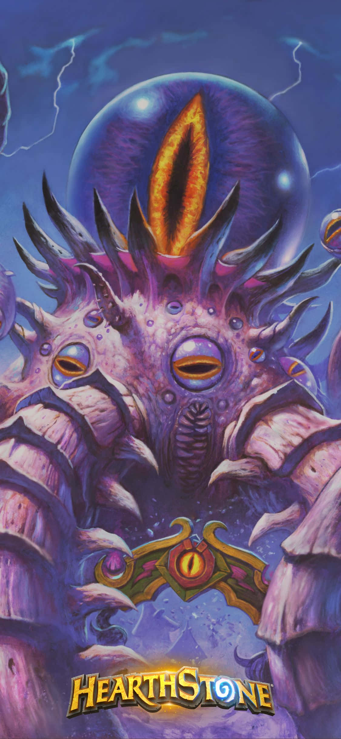 C'Thun ang Nabasag iPhone XS Hearthstone Background Wallpaper