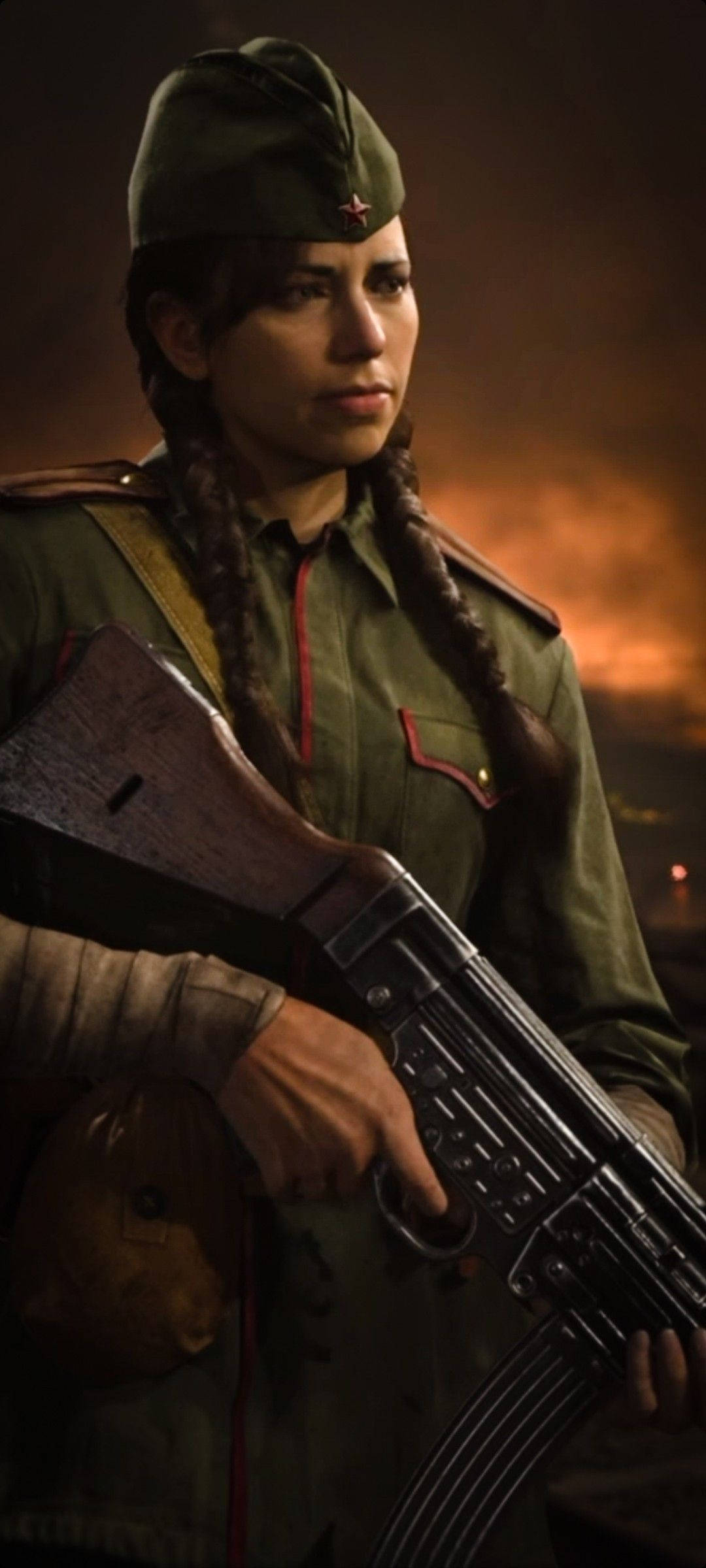 Call Of Duty Vanguard Portrayt ng Heneral na Babayi Wallpaper
