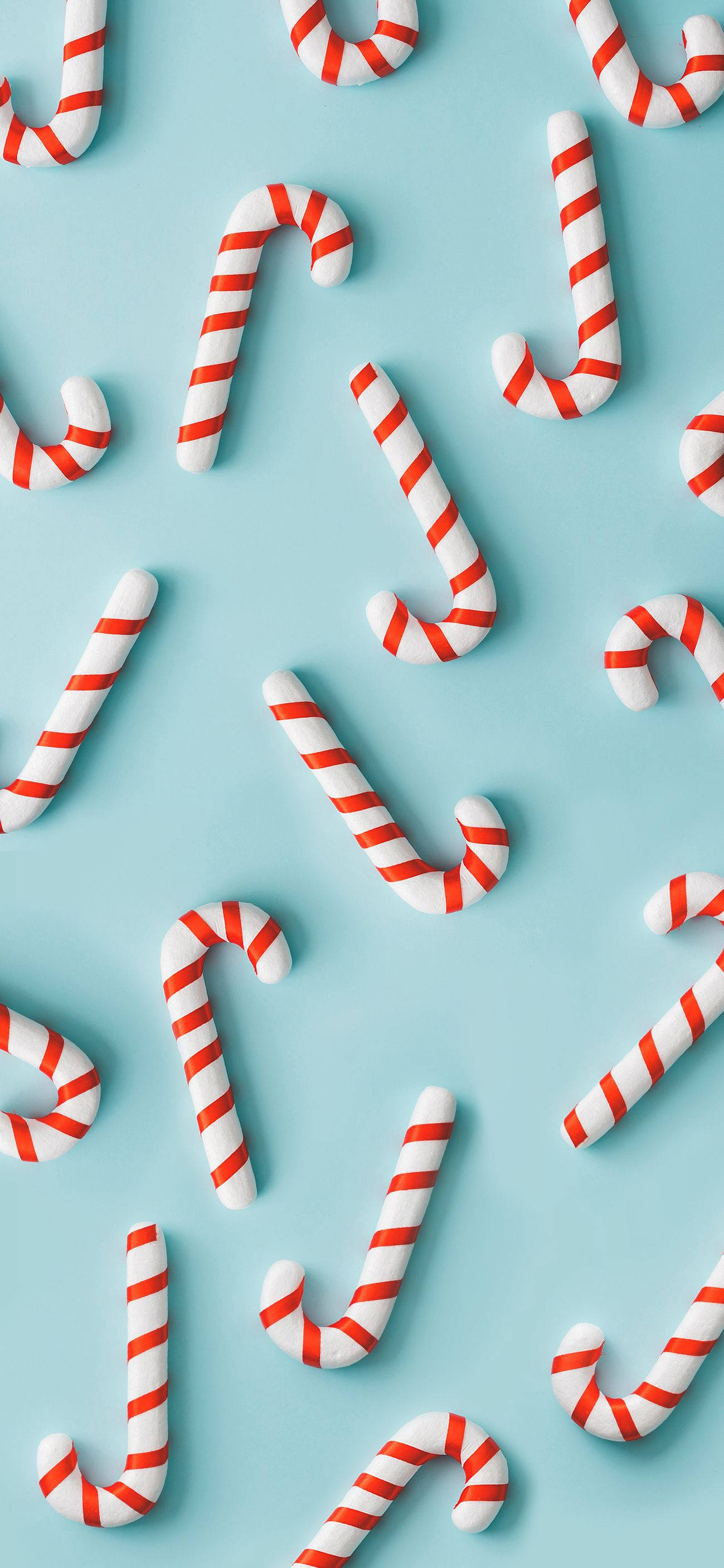 Pastel na Kulay ng Candy Cane Wallpaper