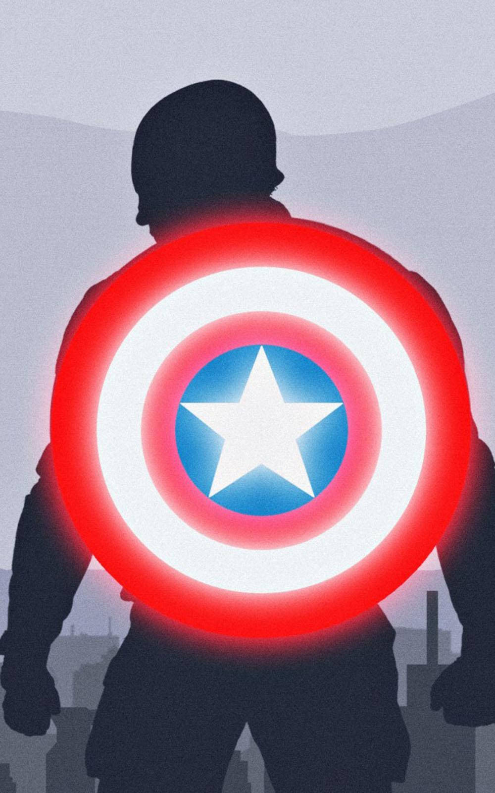 Captain America Mobile Nagnining Kalasag Wallpaper