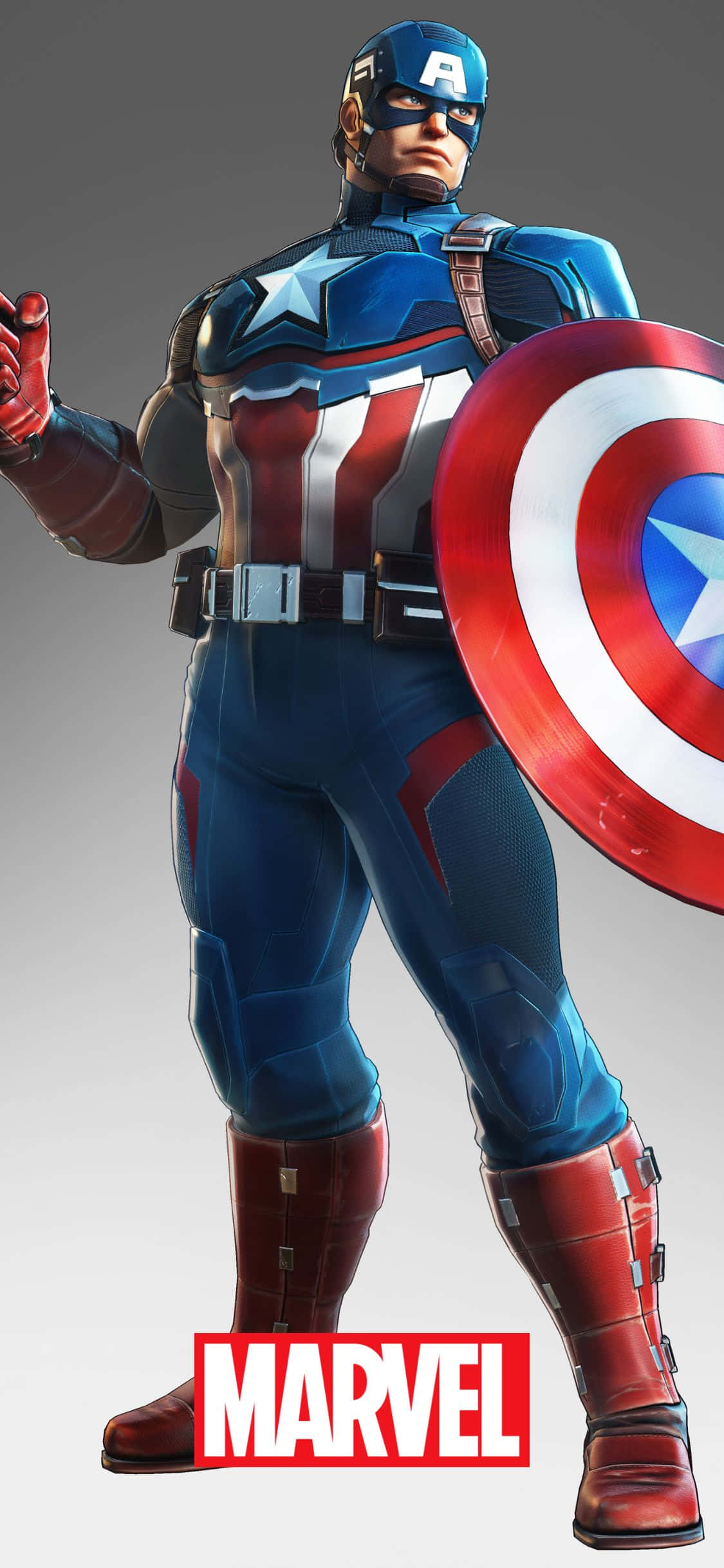 Captain America iPhone XS Marvel Background Wallpaper