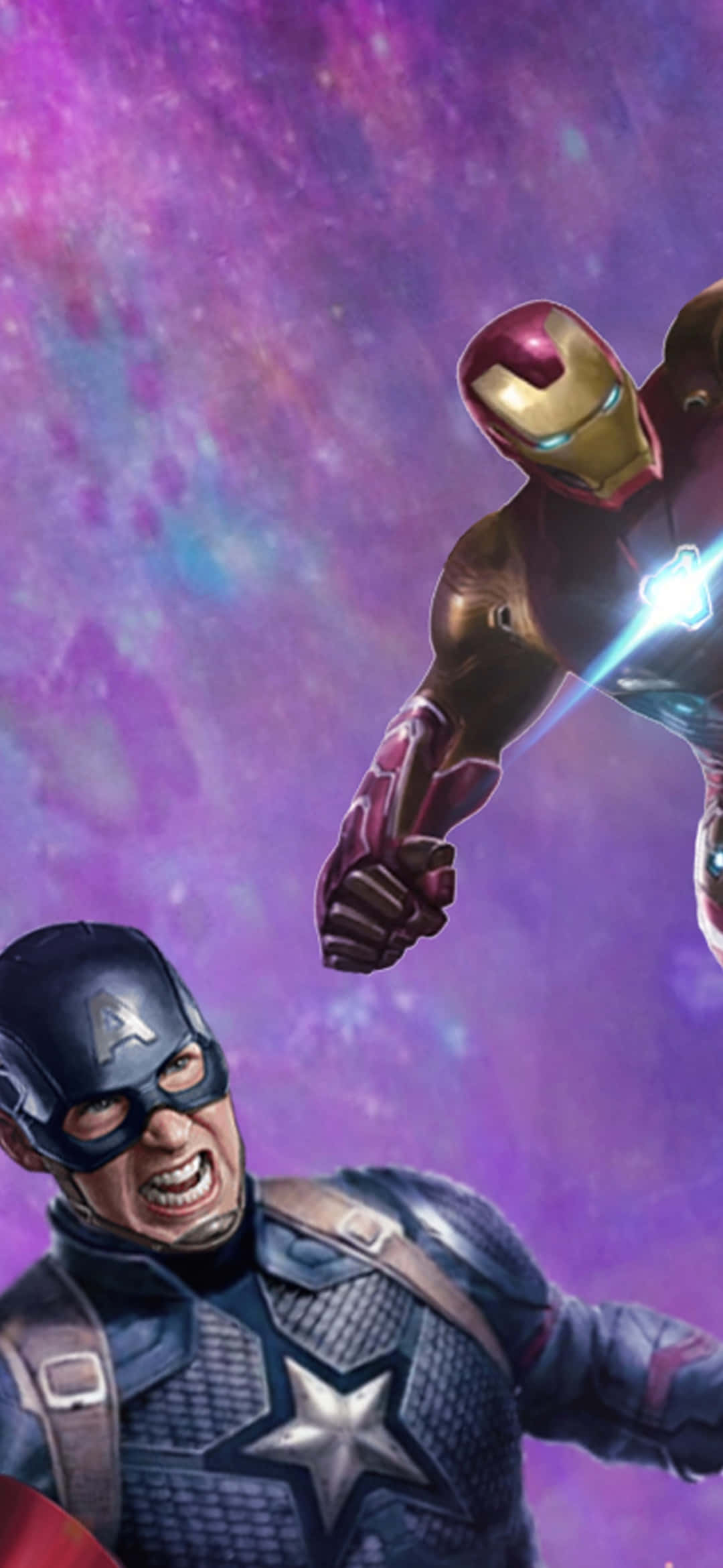 "Captain America leads the charge!" Wallpaper