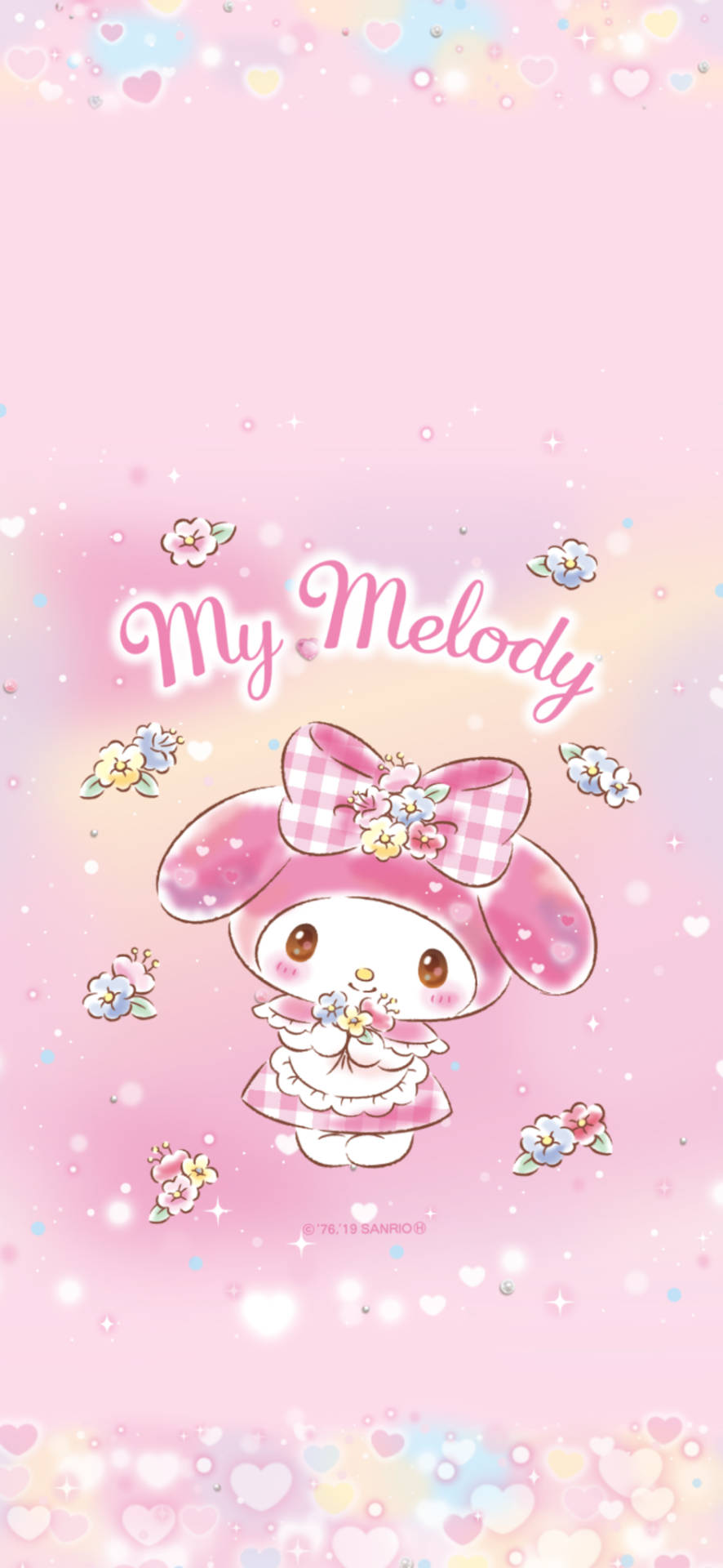 Caption: Darling Pink My Melody Wallpaper