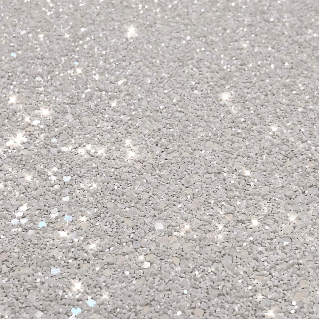 Caption: Elegant White Sparkle Background Wallpaper