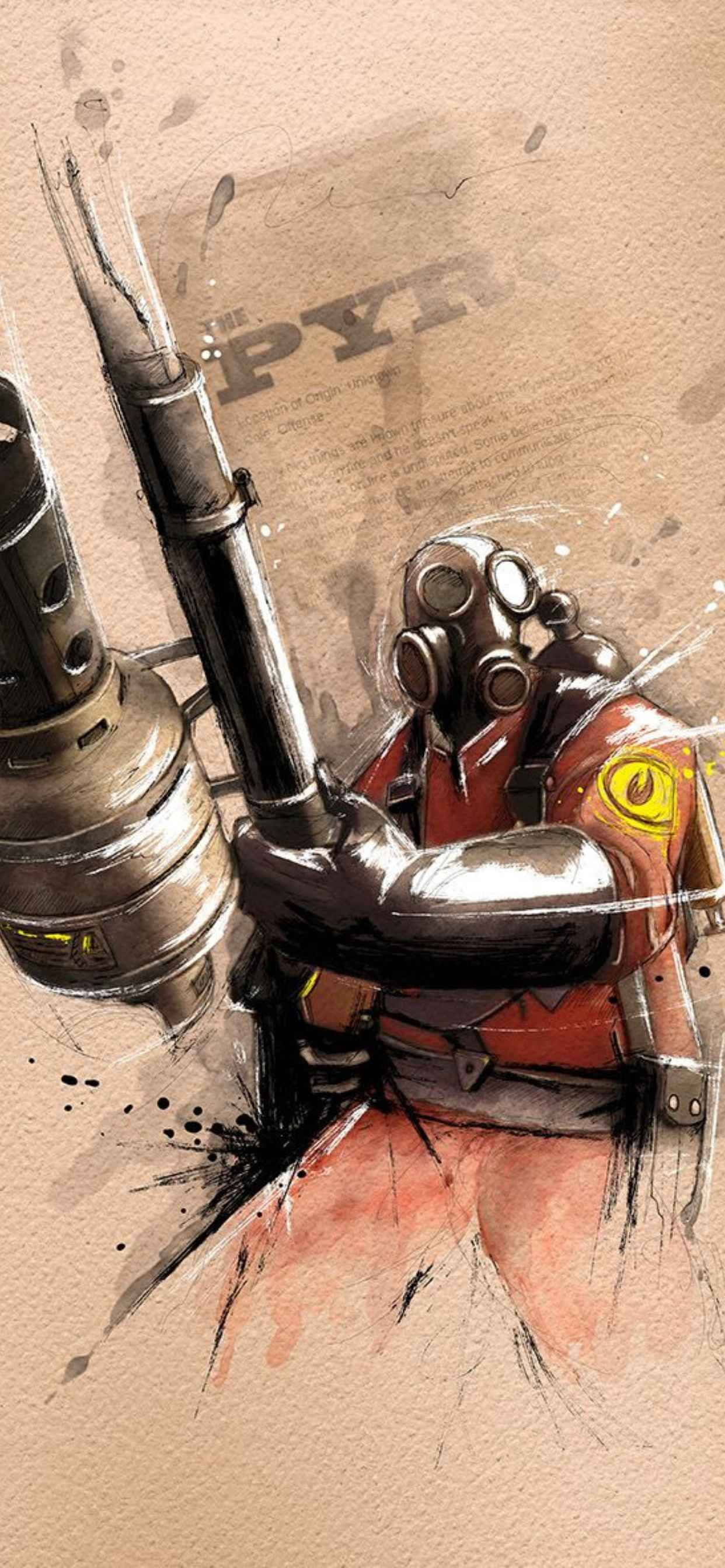 Caption: Epic Team Fortress 2 Gameplay Screenshot sa iPhone XS Max Background Wallpaper