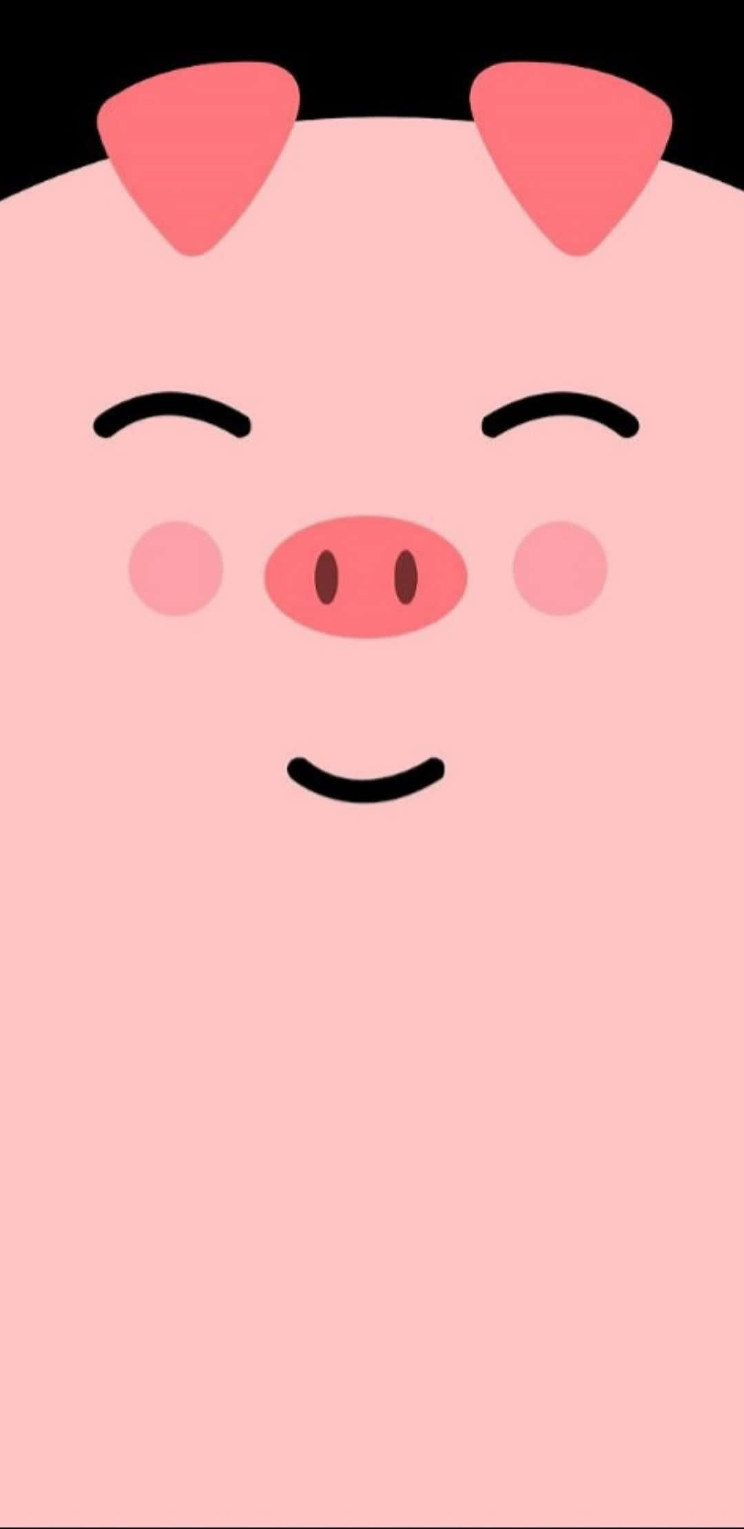 Caption: Kaakit-akit na Sanggol na Baboy sa Kanayunan Wallpaper