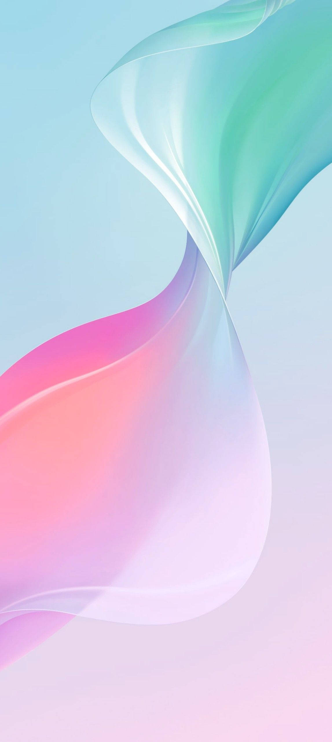 Caption: Kapansin-pansing Disenyo ng Ribbon ng Vivo V20 na Maraming Kulay Wallpaper