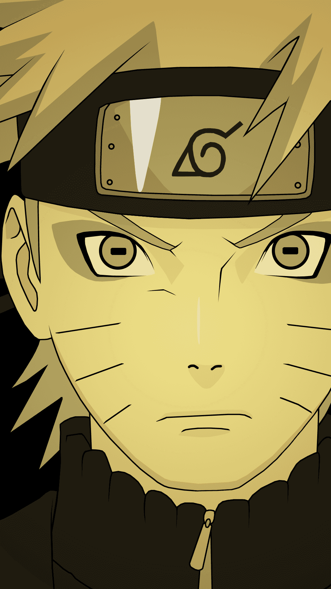 Caption: Matinding mga Mata ni Uzumaki Naruto Wallpaper