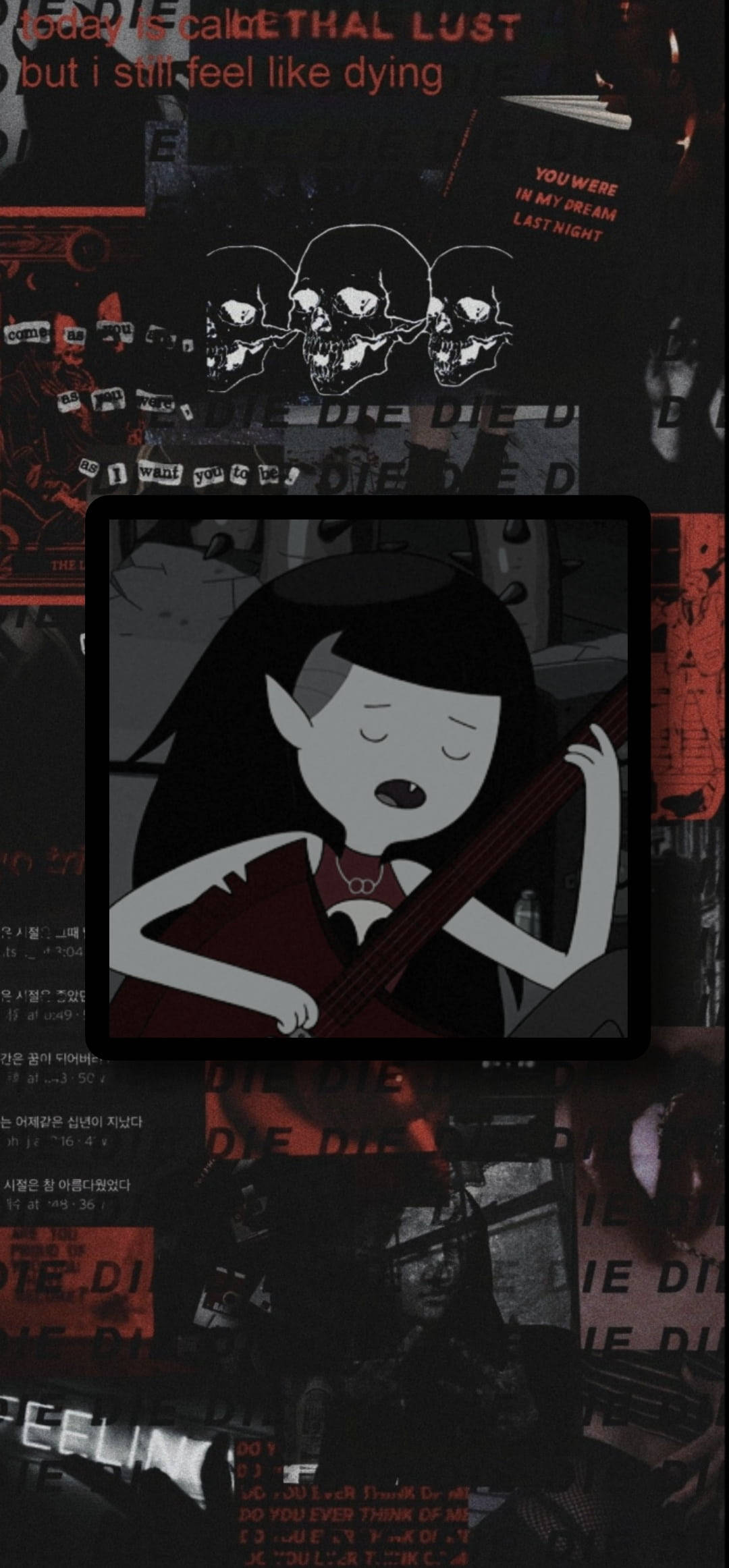 Caption: Mystical Marceline Illustration sa Alt Aesthetic Style Wallpaper