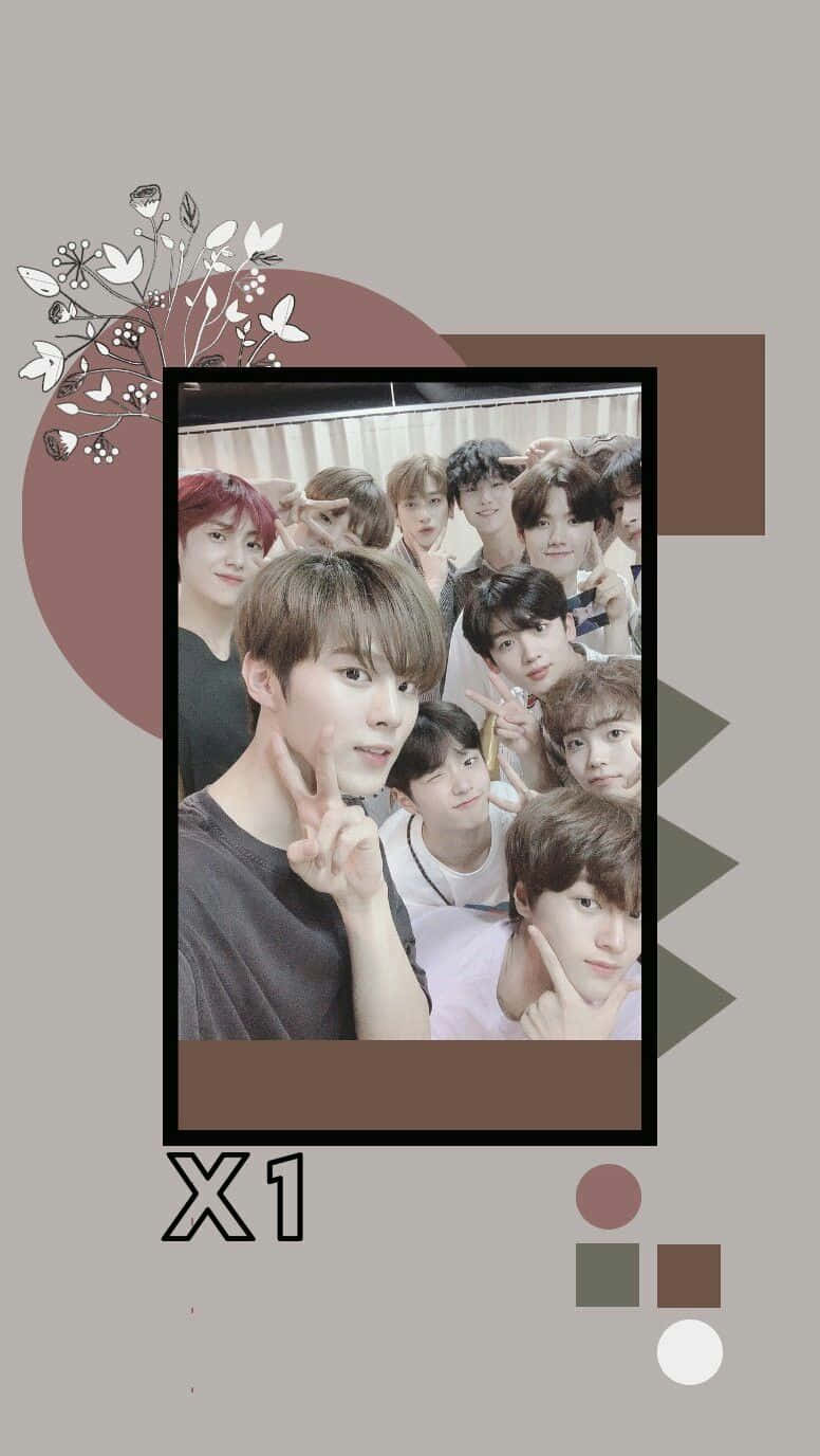 Caption: Sumisikat na mga Kpop Star na Nagpe-perform sa Entablado Wallpaper