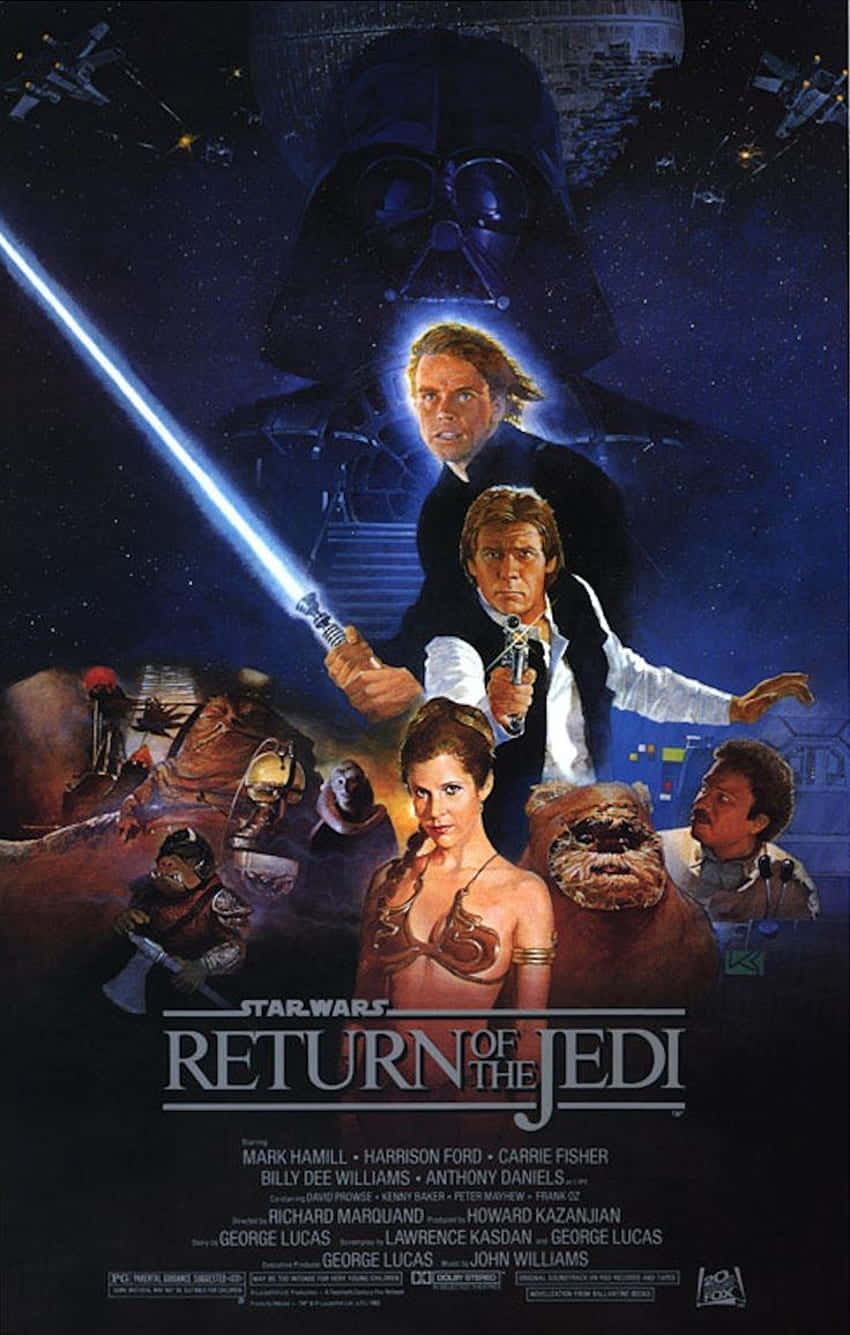 Caption: The Epic Battle in Return of the Jedi Wallpaper