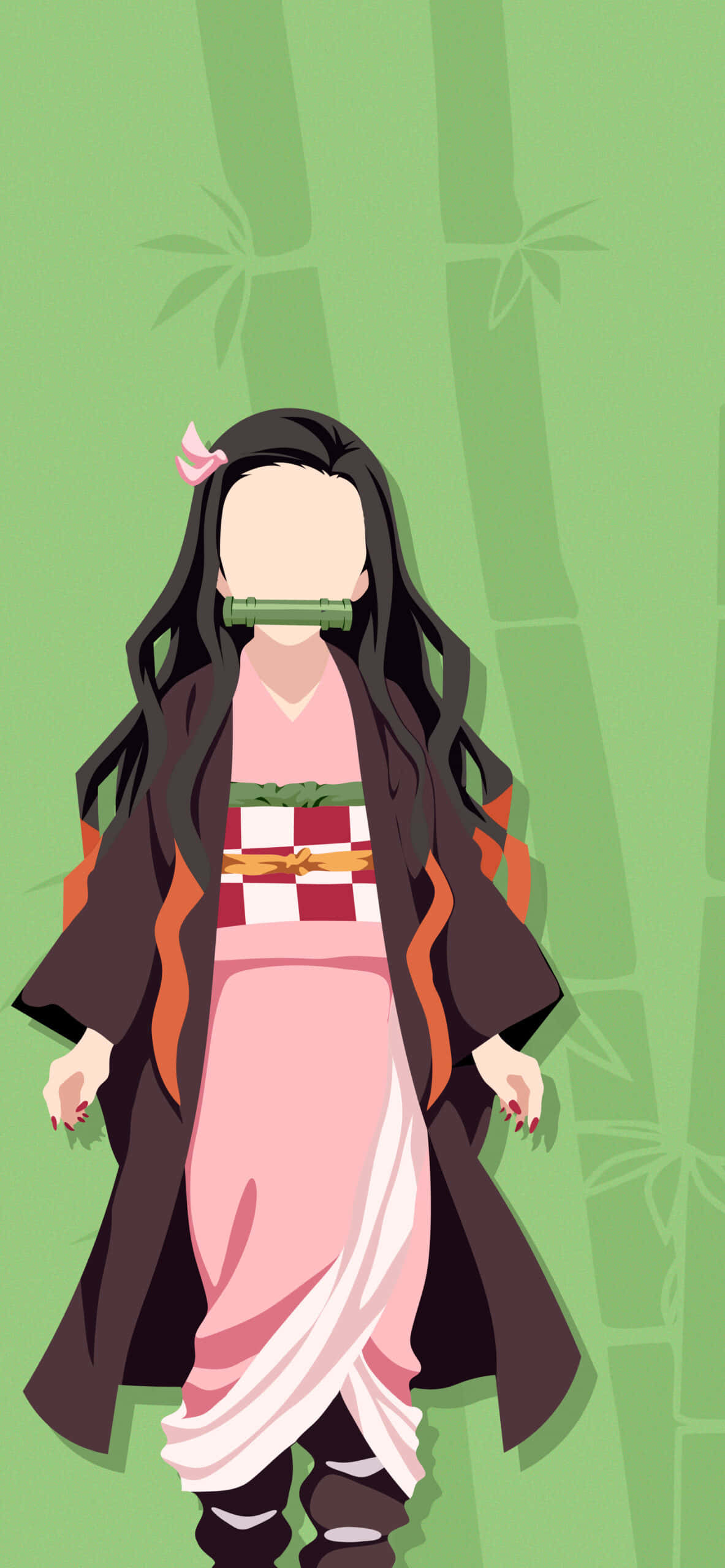Nakakabighit na Demon Slayer Duet: Tanjiro at Nezuko Wallpaper