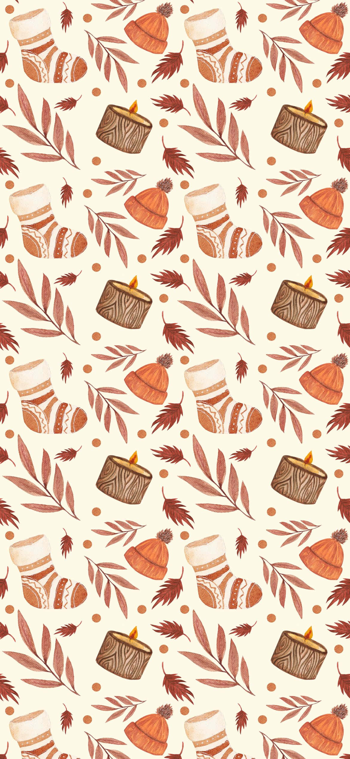 Saluhin ang diwa ng Taglagas gamit ang makulay na dahon ng taglagas Wallpaper