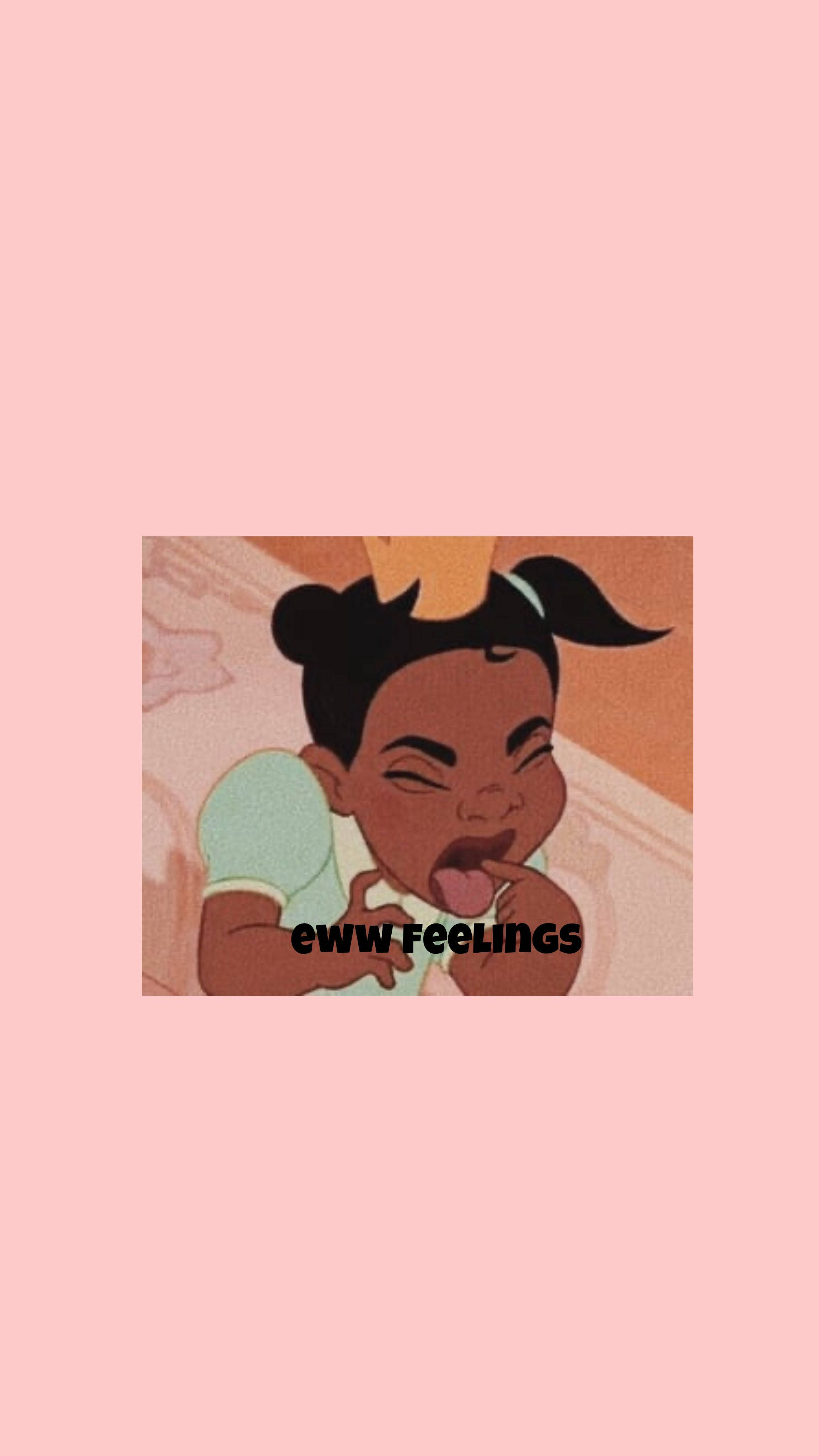 Cartoon Baddie Baby Princess Tiana sa istilong animated. Wallpaper