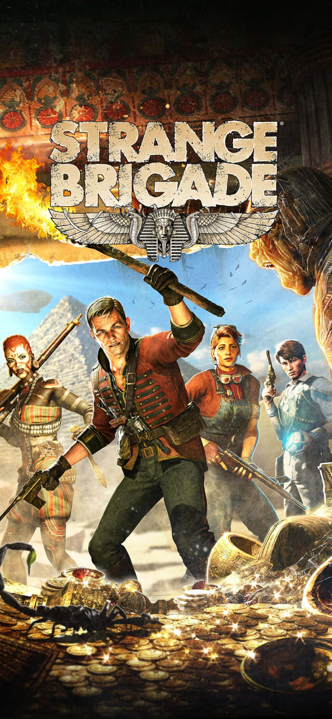 Cave Of Treasures iPhone X Strange Brigade Background Wallpaper