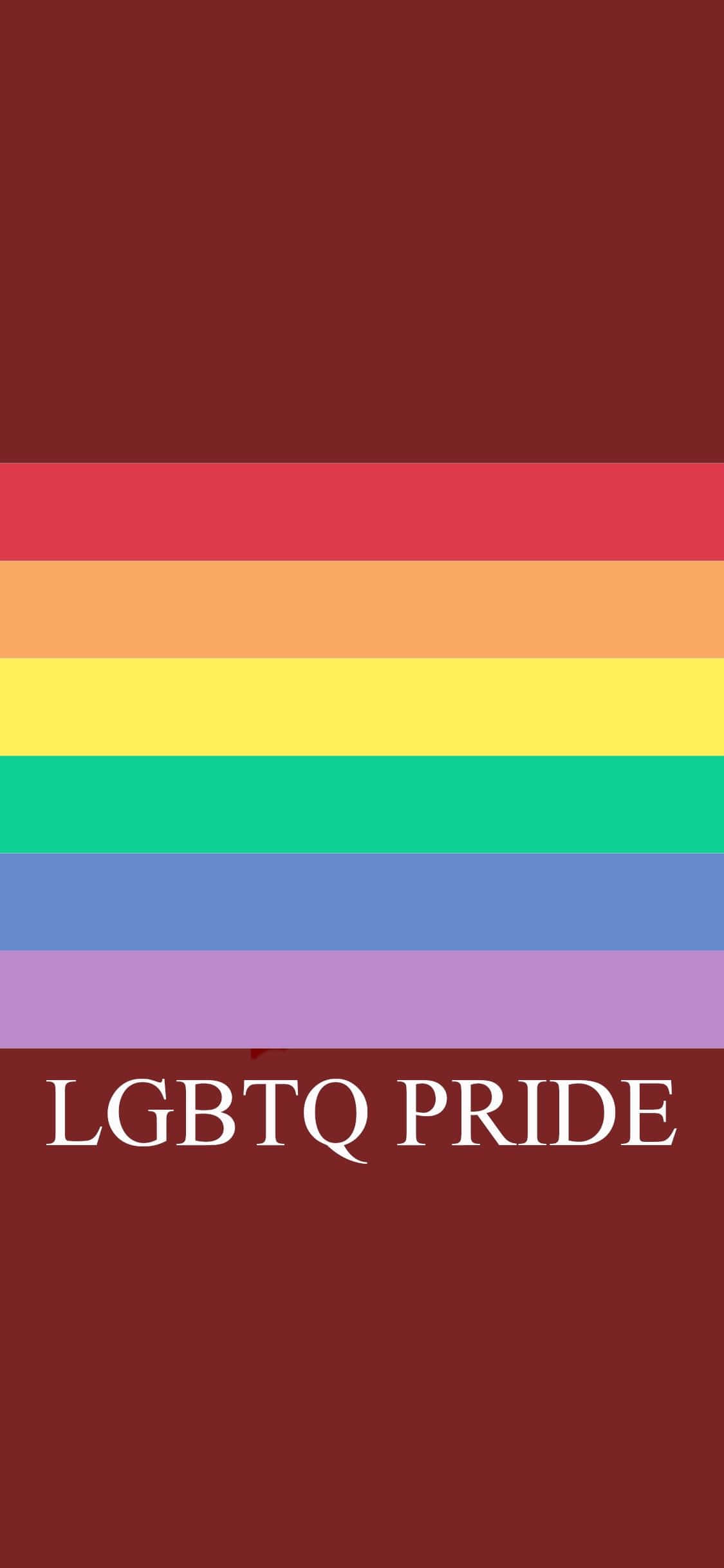 Iselebra ang LGBTQ Pride kasama ang rainbow themed iPhone Wallpaper