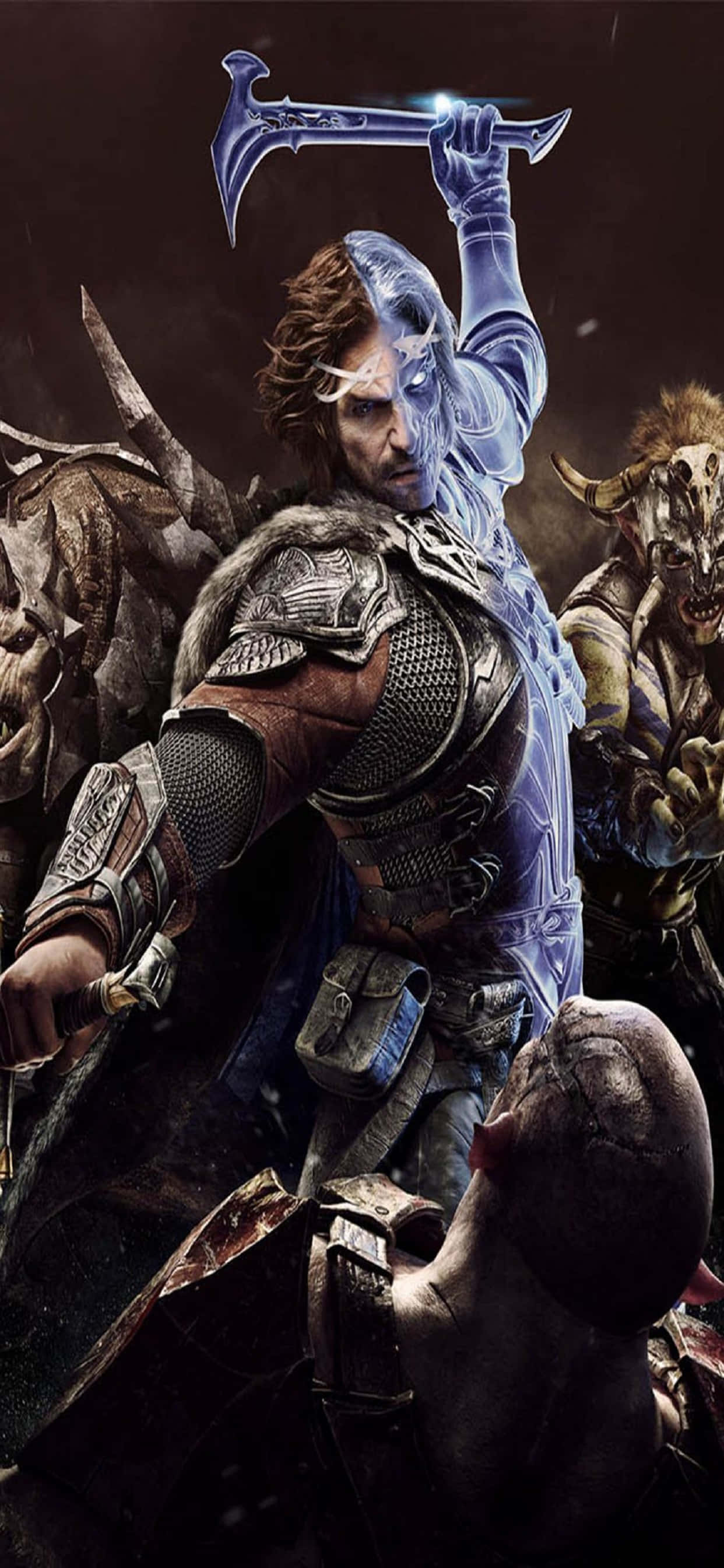 Celebrimbor Hammering iPhone Xs Max Shadow Of Mordor Background Wallpaper