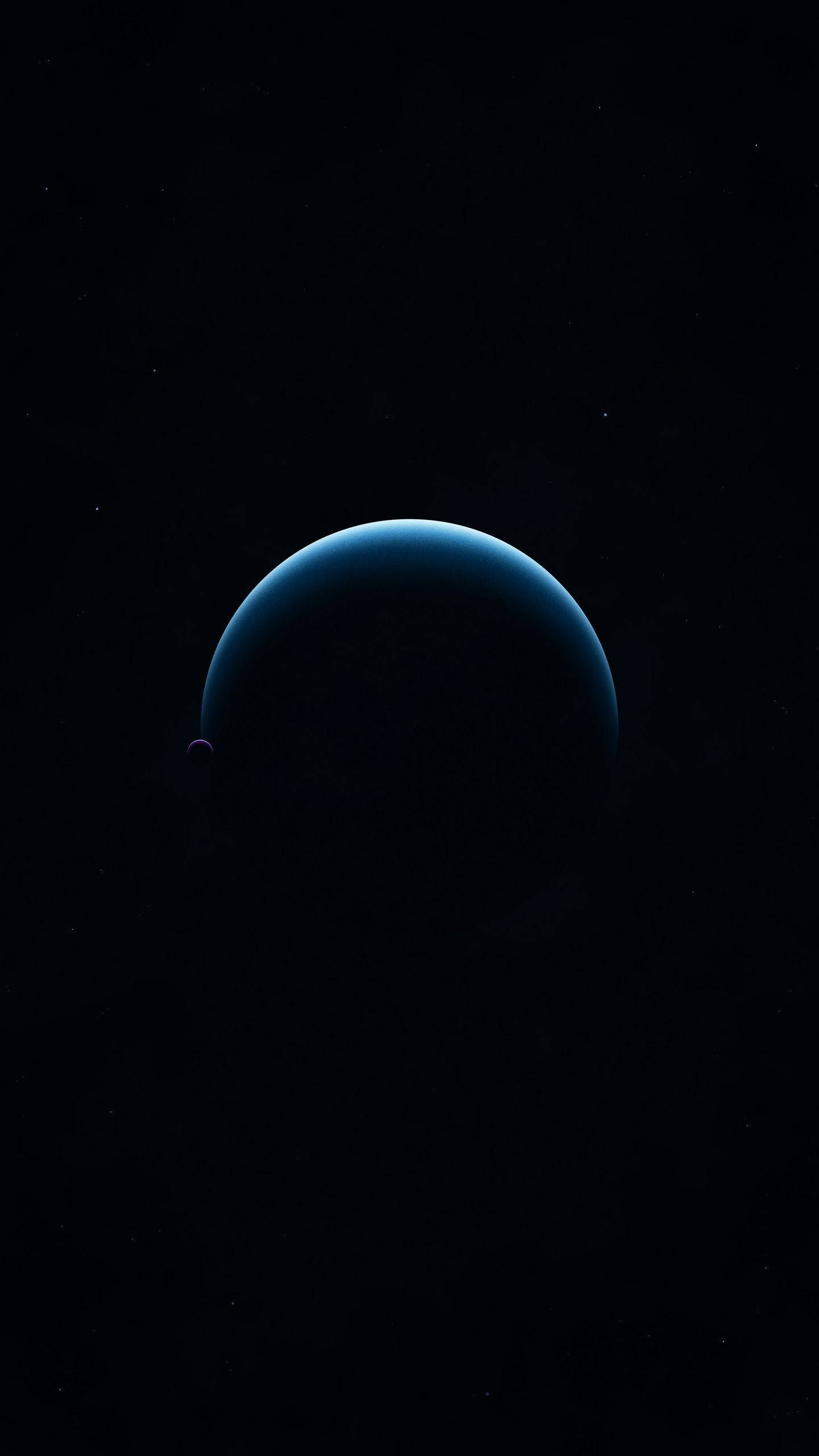 Langit na AMOLED Eclipse Wallpaper