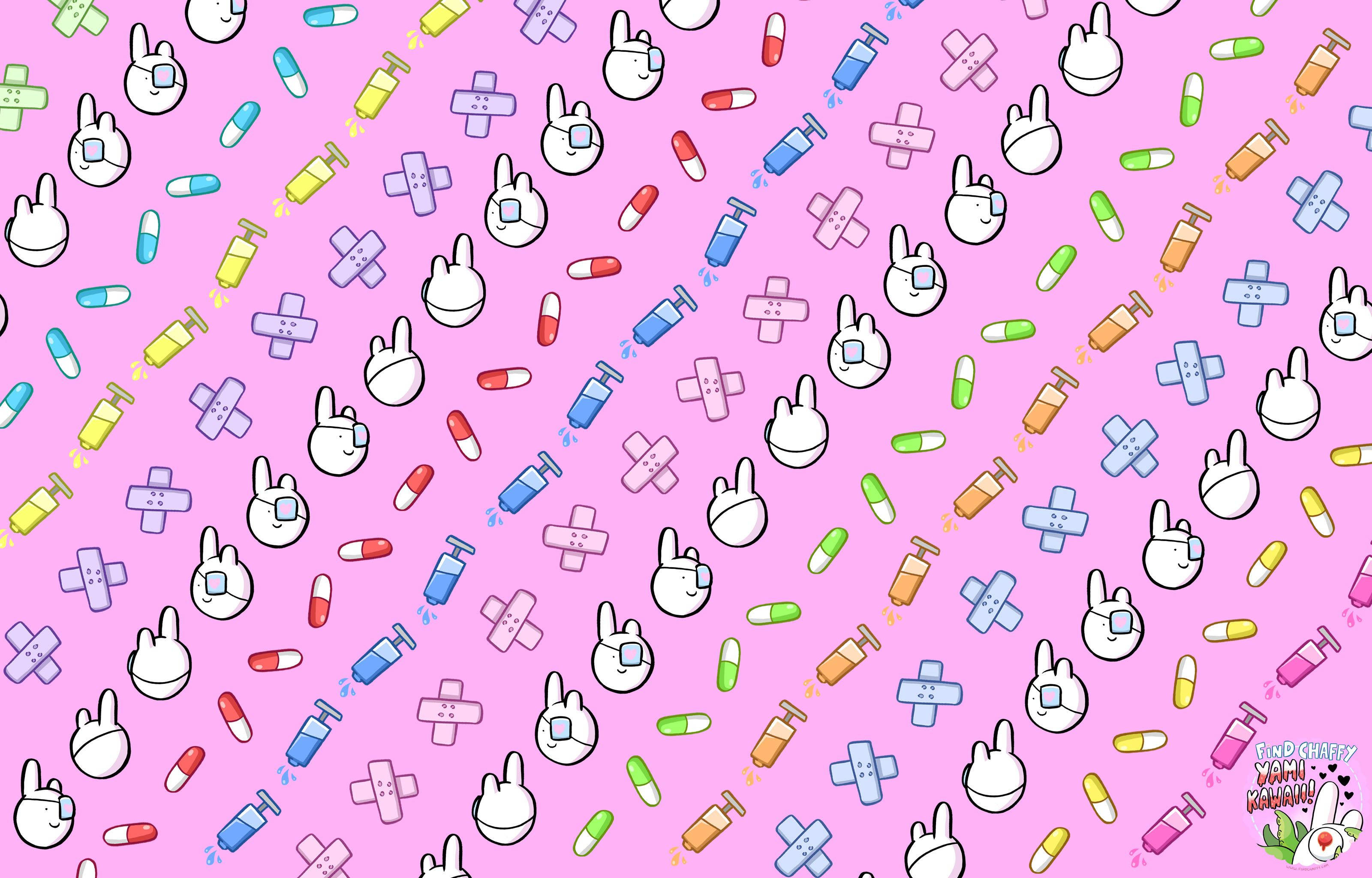 Chaffy ang Cute at Kakaibang Kawaii Character Wallpaper