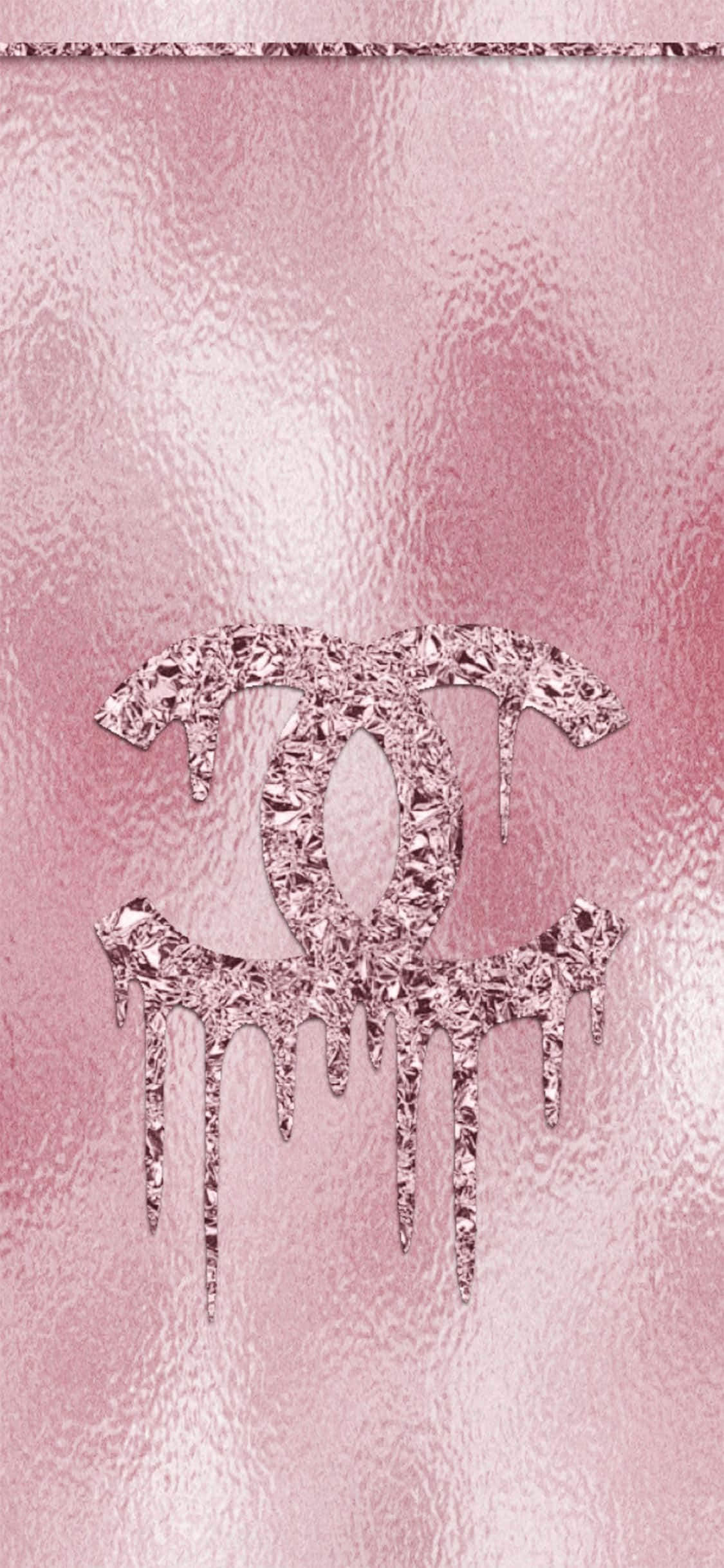 chanel - iced eye - pink Wallpaper
