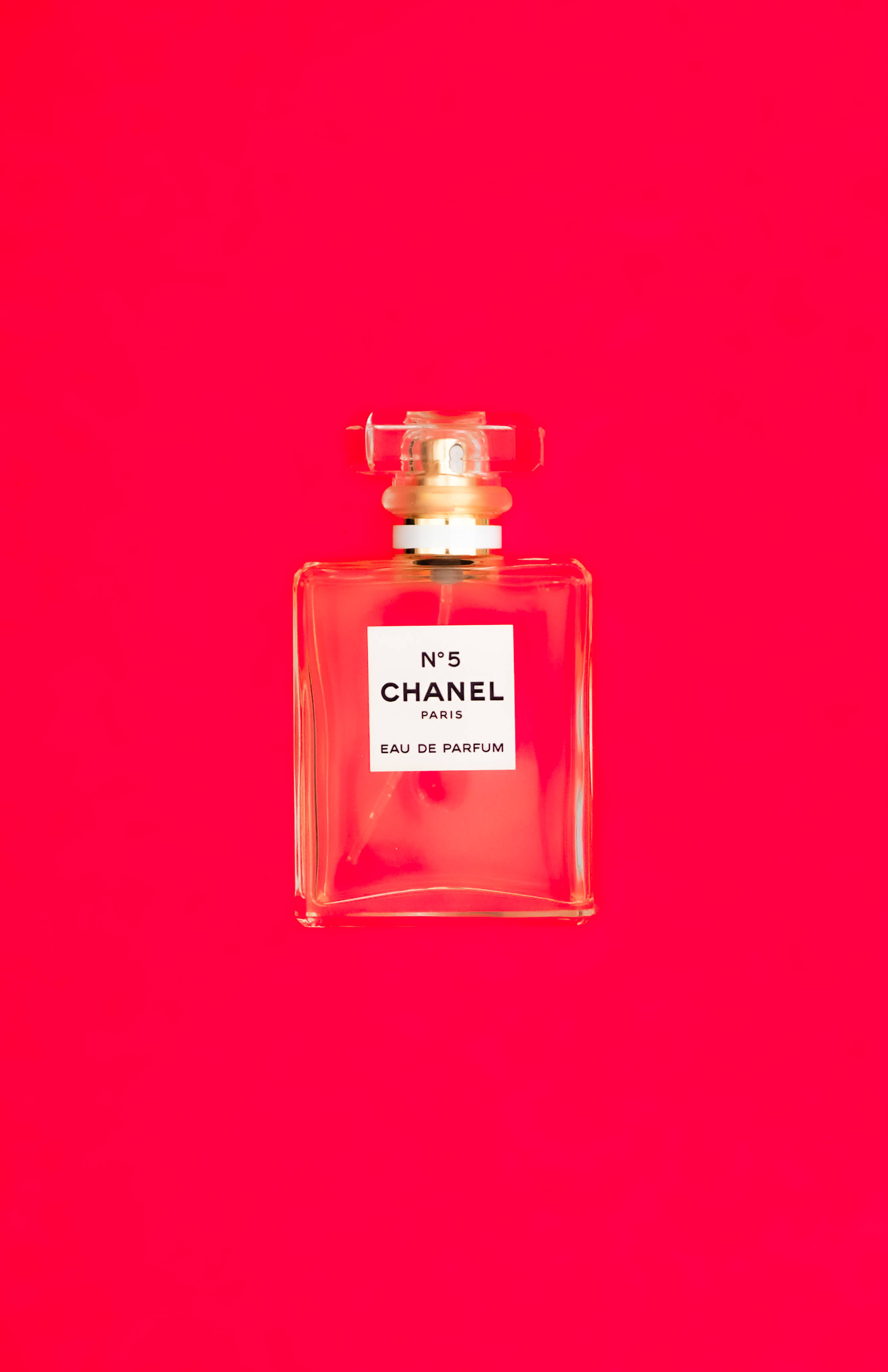 Chanel No. 5 Red Aesthetic Wallpaper