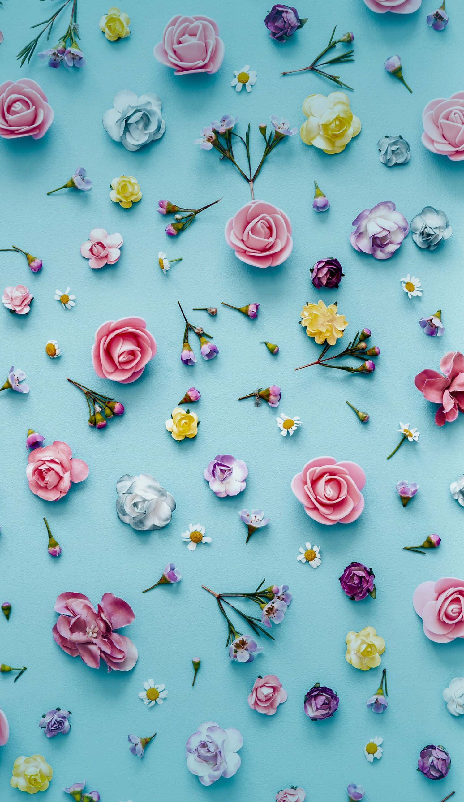 Nakakabighani na mga Bulaklak ng Tagsibol na Pastel Wallpaper