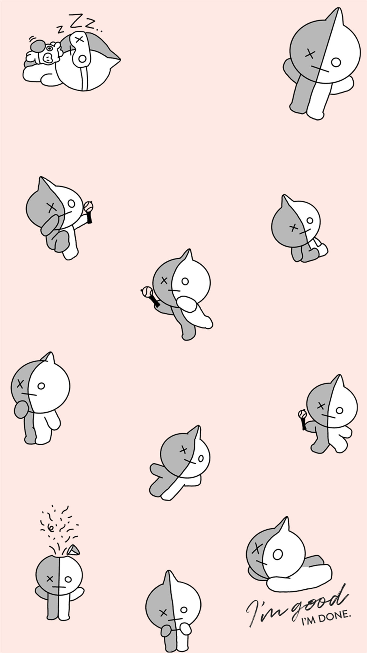 Charming Van BT21 Wallpaper