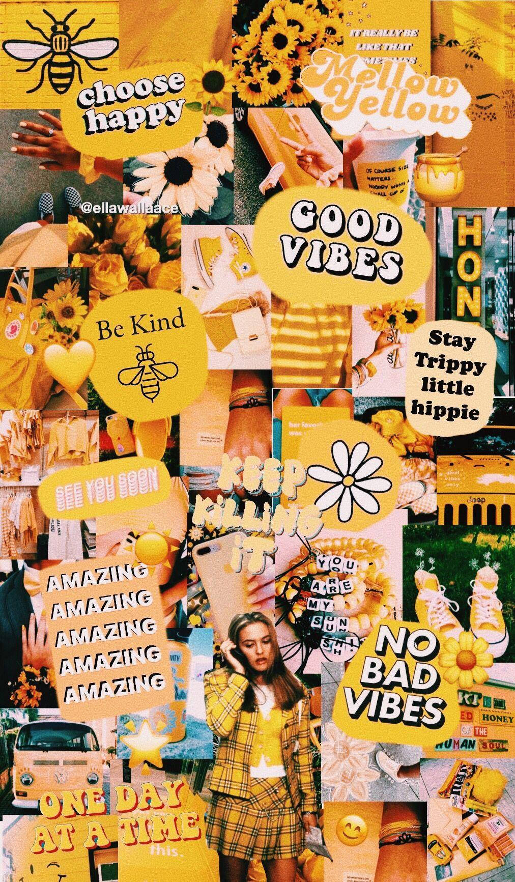 Cher Horowitz ng Clueless Aesthetic VSCO Collage Wallpaper