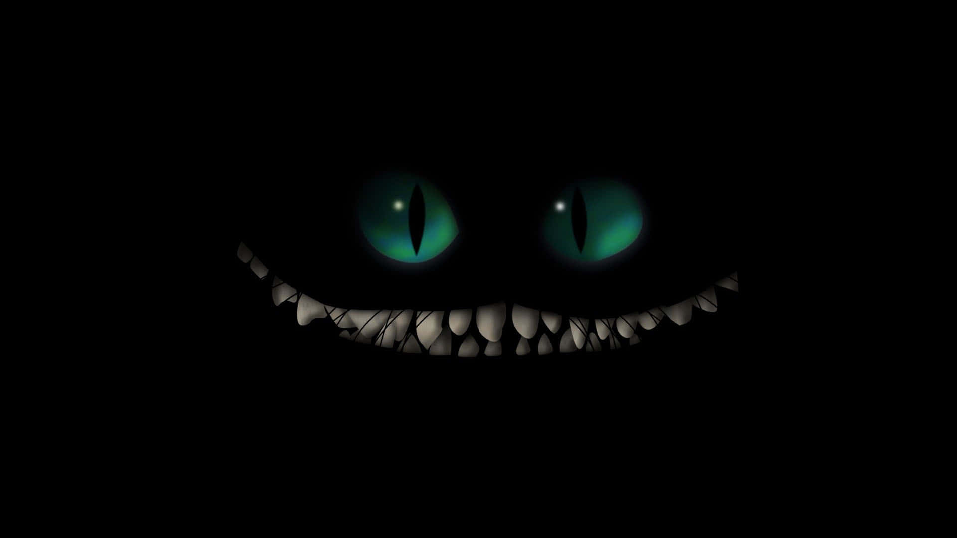 Cheshire Cat na May Luntiang Mata Wallpaper