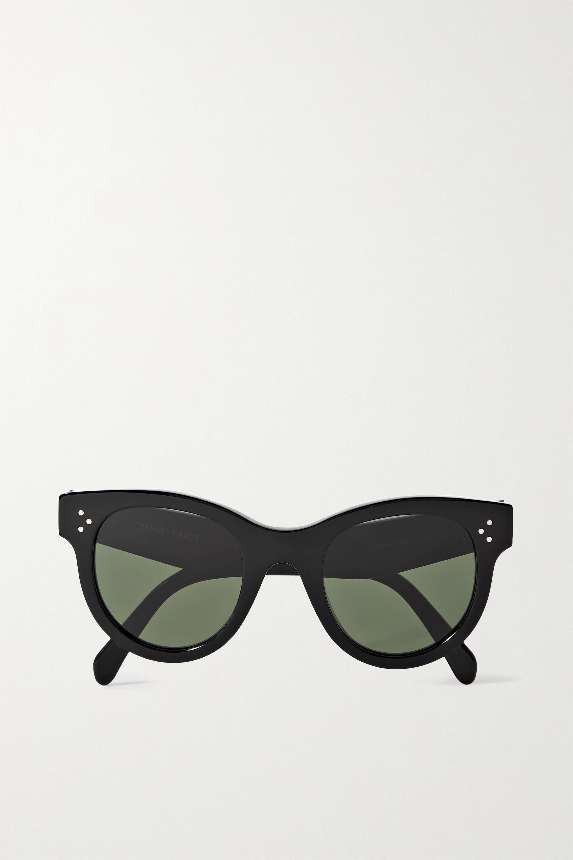 Chic na Itim-Bilog na Celine Eyewear na Nagpapakita ng Estilo at Elegansya Wallpaper