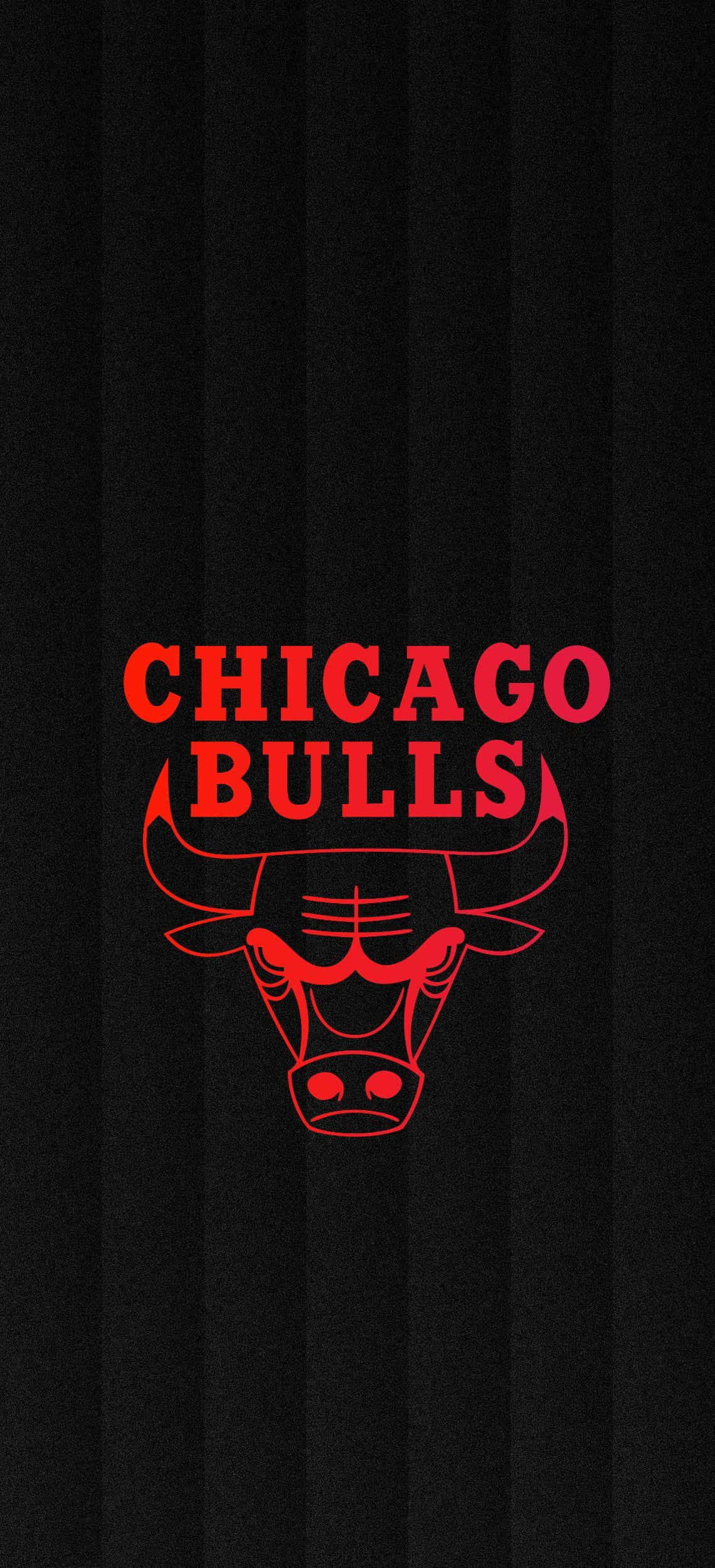 Chicago Bulls Logo Sa Striped Black Phone Wallpaper