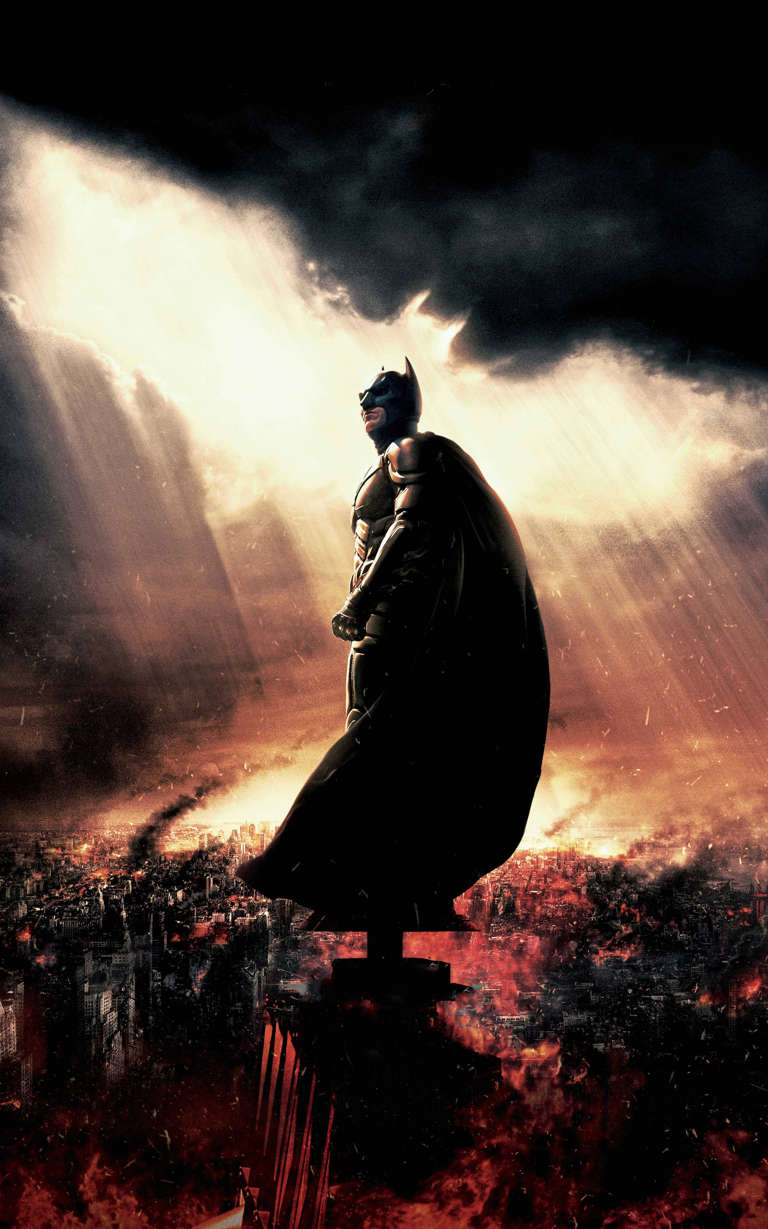 Christian Bale bilang Batman sa The Dark Knight Wallpaper