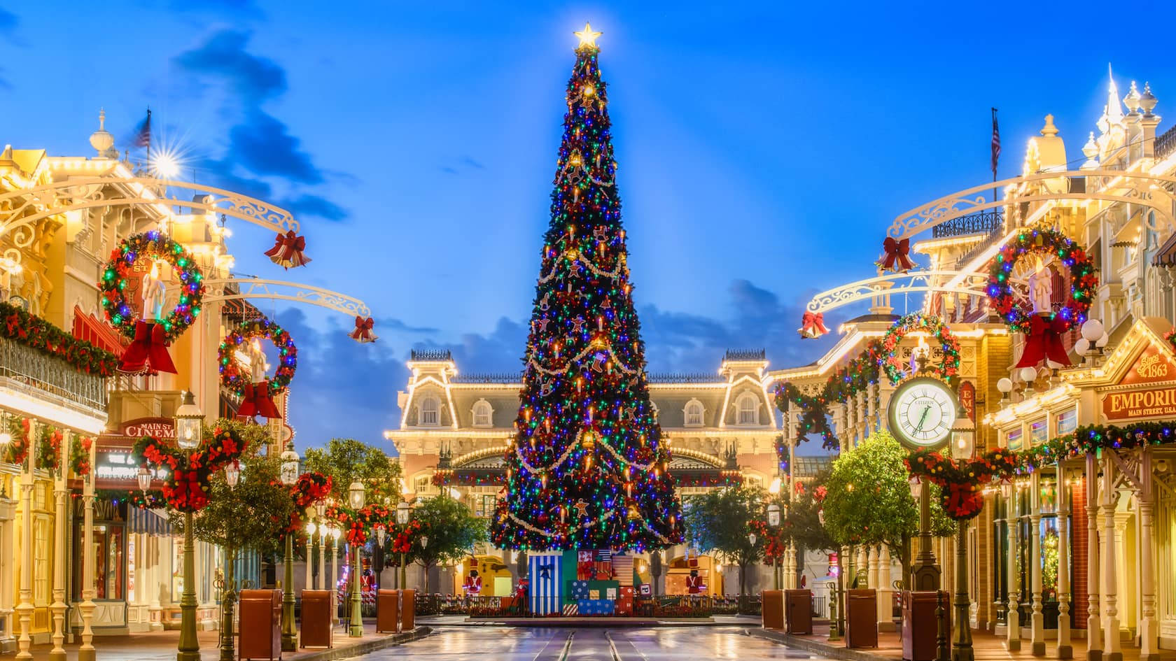 Christmas Tree ng Disneyworld Wallpaper